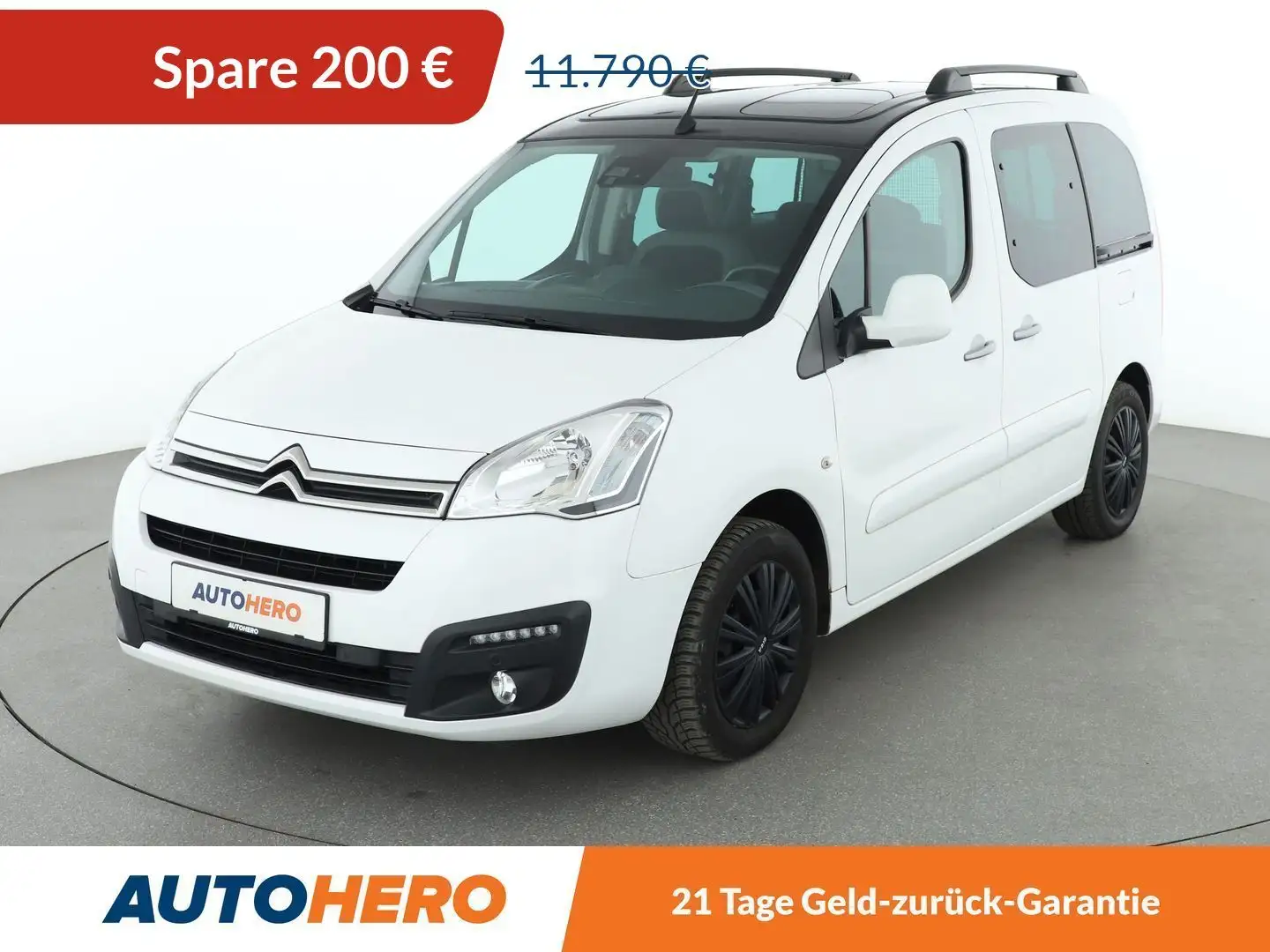 Citroen Berlingo 1.6 Blue-HDi Selection*NAVI*TEMPO*CAM*SHZ* Weiß - 1