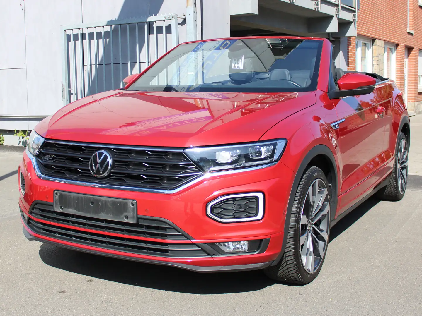 Volkswagen T-Roc Cabrio 1.5TSI R-Line+BOÎTE AUTO+CUIR// EURO 6d Rouge - 1