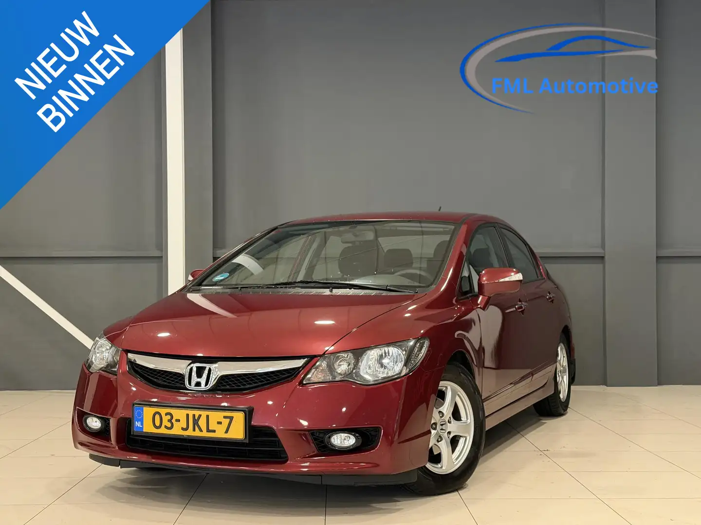 Honda Civic 1.3 Hybrid | Trekhaak | NAP! | Volledig onderhoude Rood - 1