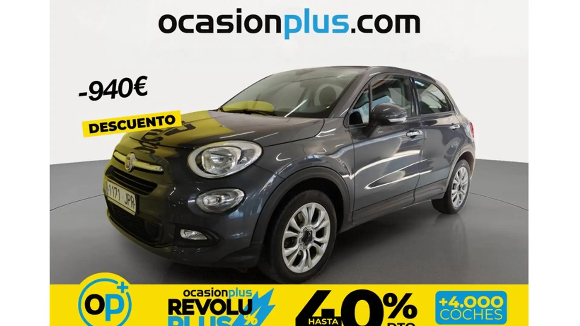 Fiat 500X 1.3Mjt Pop Star 4x2 70kW Gris - 1