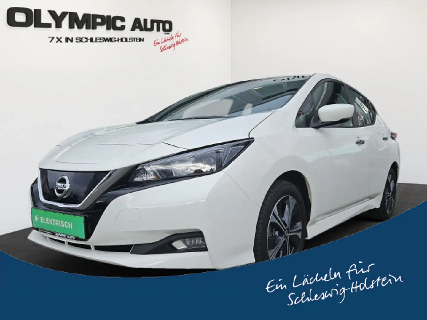 Nissan Leaf 62kWh e+ Acenta WINTERPAKET CARPLAY KLIMAAT Weiß - 1