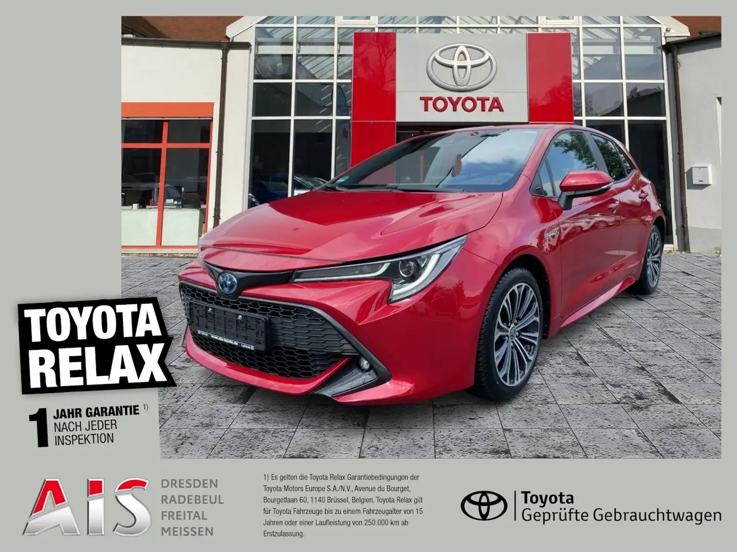 Toyota Corolla 1.8 Hybrid Team Deutschland KAM*DAB*SHZ Rot - 1