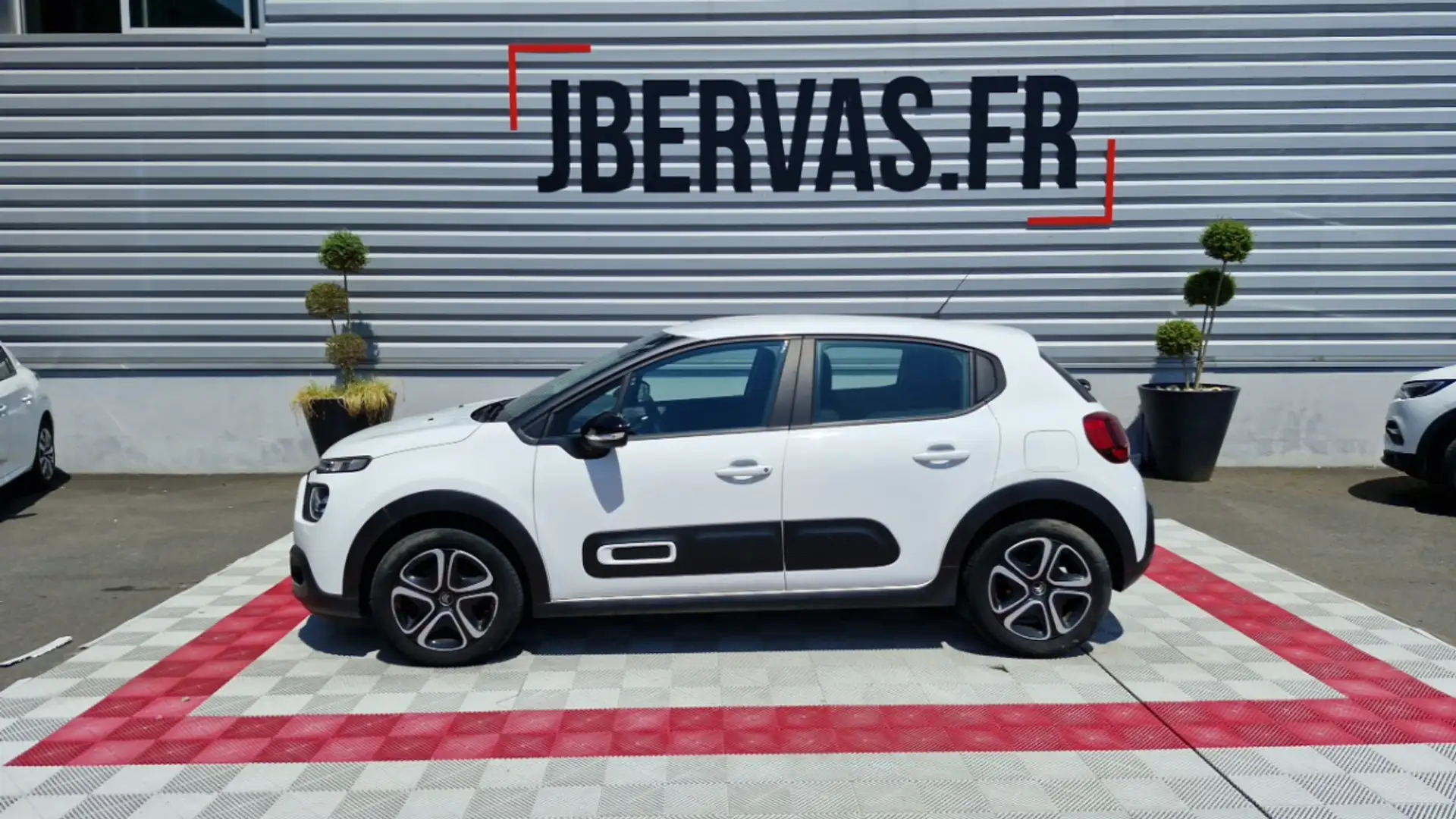 Citroen C3 SOCIETE BLUEHDI 100 SS BVM FEEL NAV Blanc - 1