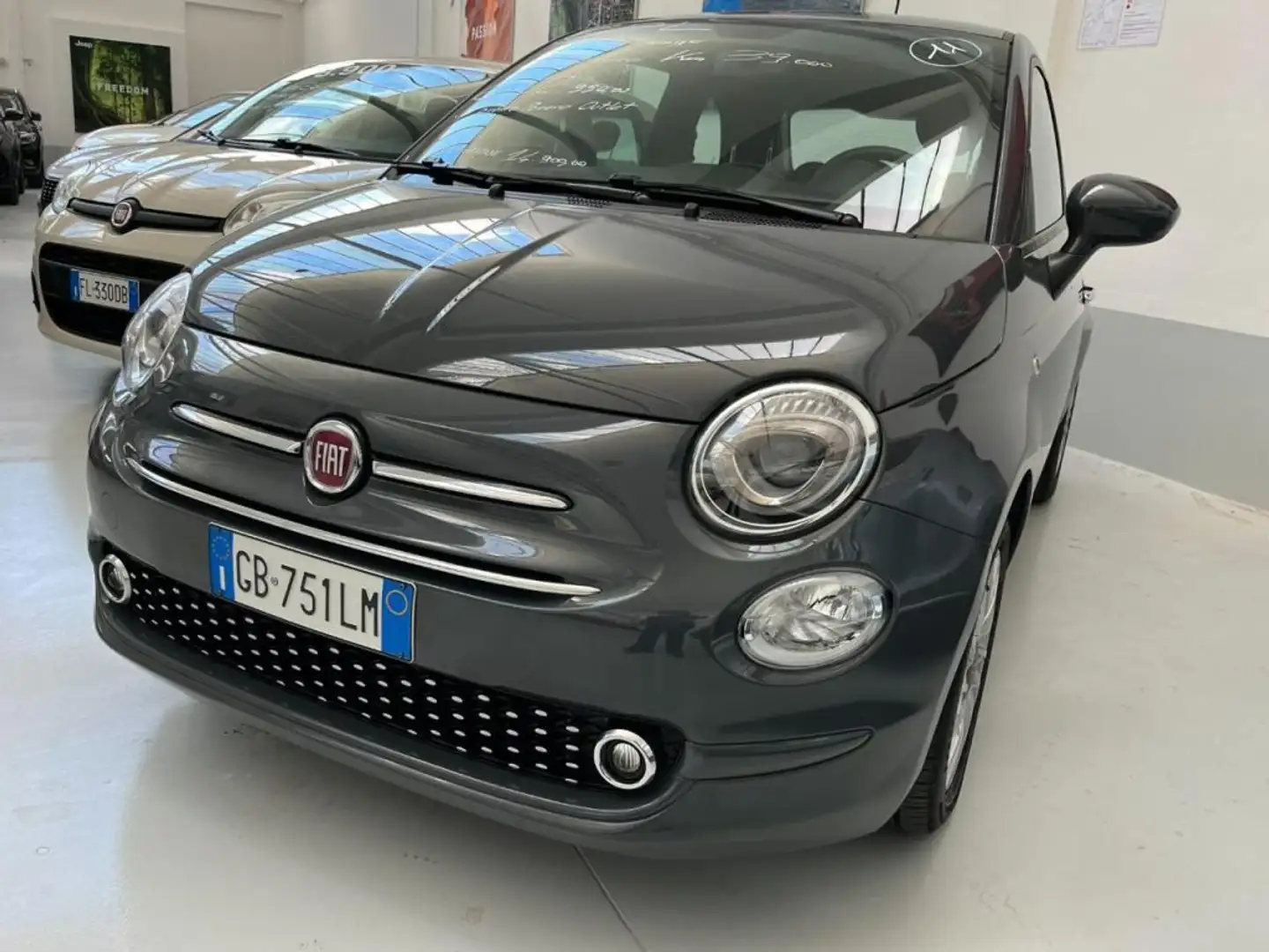 Fiat 500 1.2 EasyPower Lounge Gris - 1