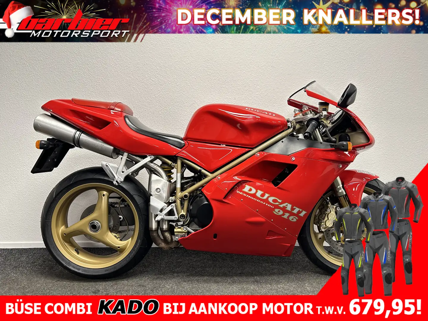 Ducati 916 Rood - 1