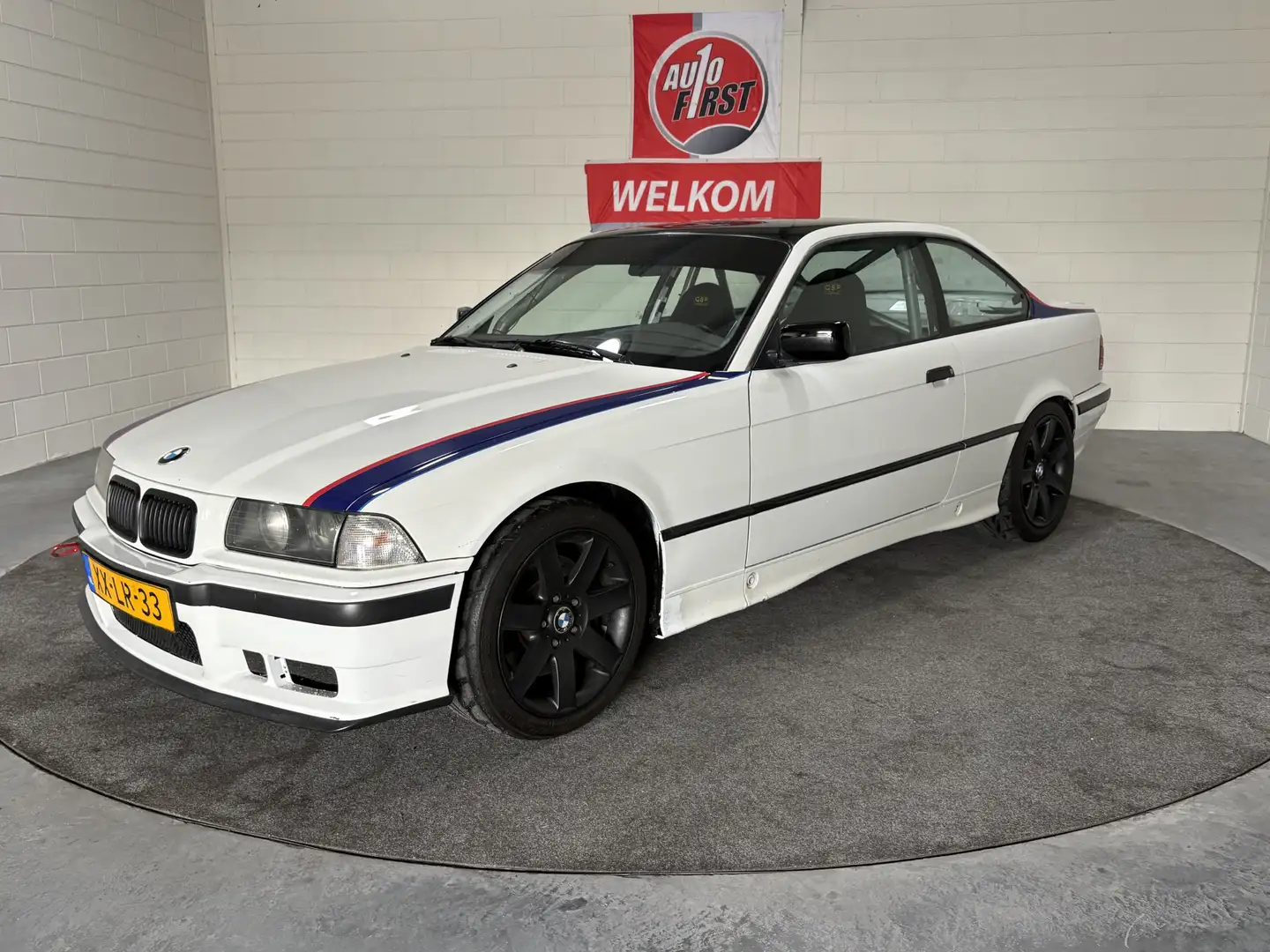 BMW 325 3-serie Coupé 325i, Tracktool met kenteken, Apk 20 Wit - 1