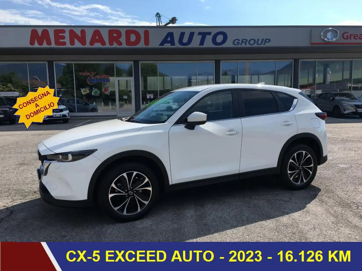 Mazda CX-5 2.2L Skyactiv-D 150cv Exceed Auto PARI AL NUOVO!! Weiß - 1