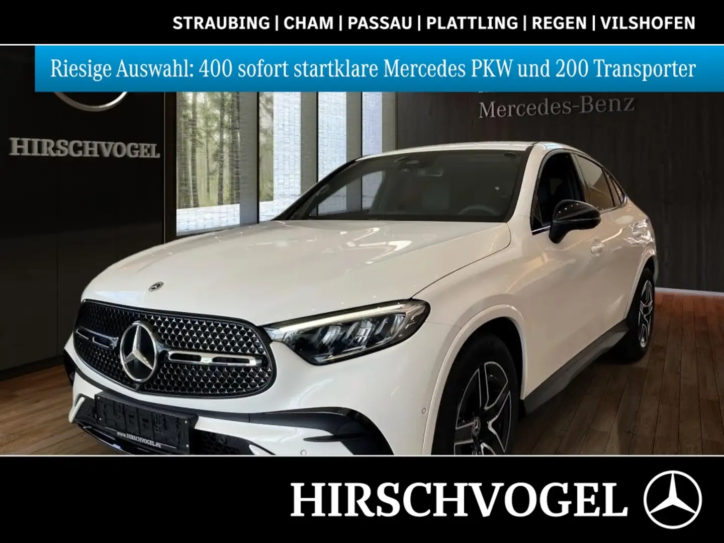Mercedes-Benz GLC 220 d 4M EDITION AMG-Line+Night+AHK+DISTRON Weiß - 1