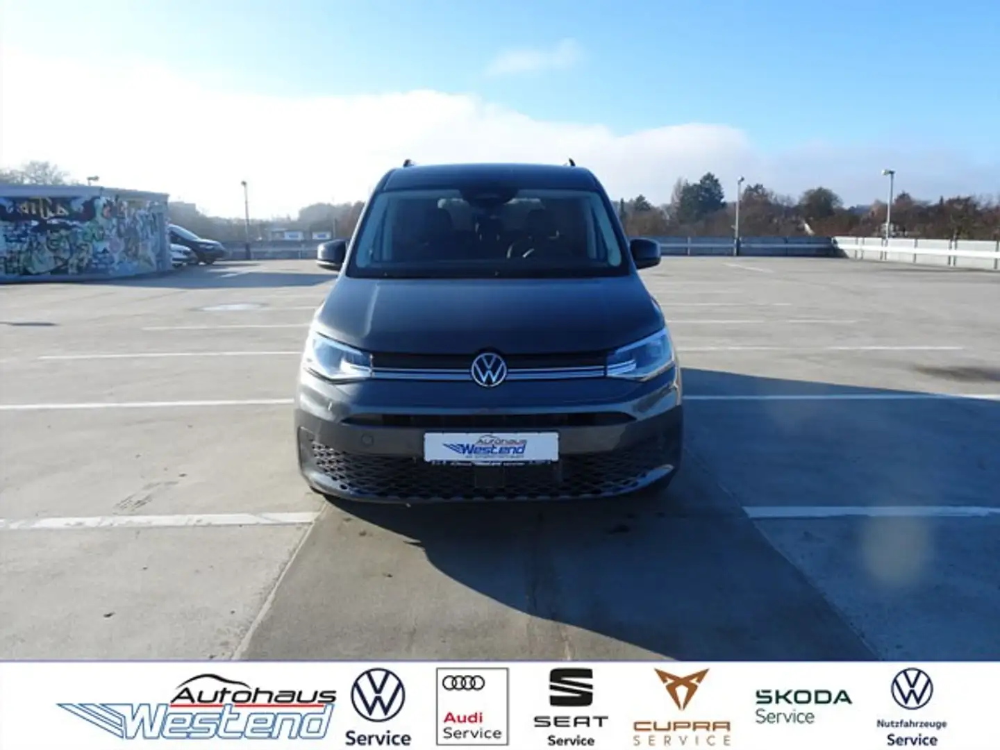 Volkswagen Caddy Maxi Style 1.5l TSIe 85kW DSG 7-Sitzer LR LED Grau - 1