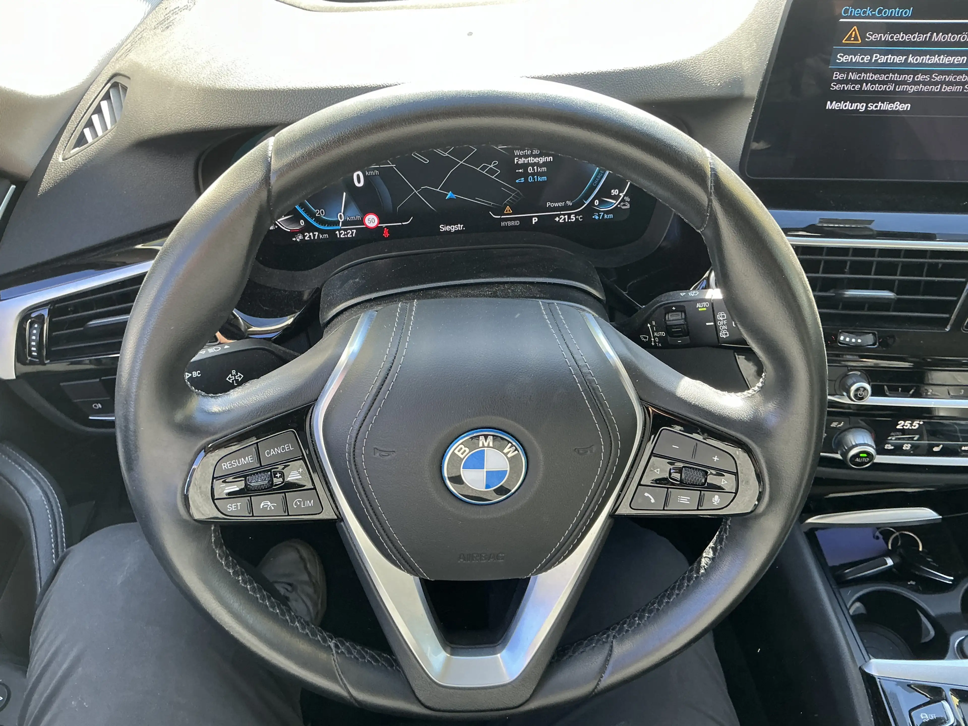 BMW 530 e Business Leder R.Cam Navi HUD ACC AHK — photo 6