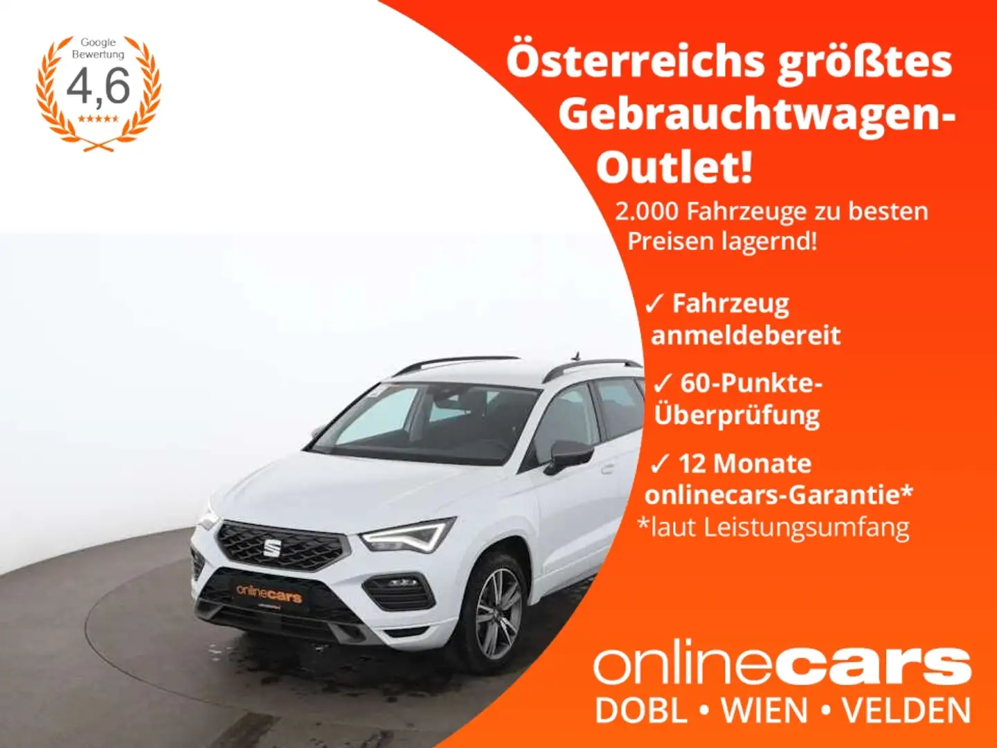 SEAT Ateca 1.5 TSI FR Aut LED RADAR NAVI DIGI-TACHO Wit - 1