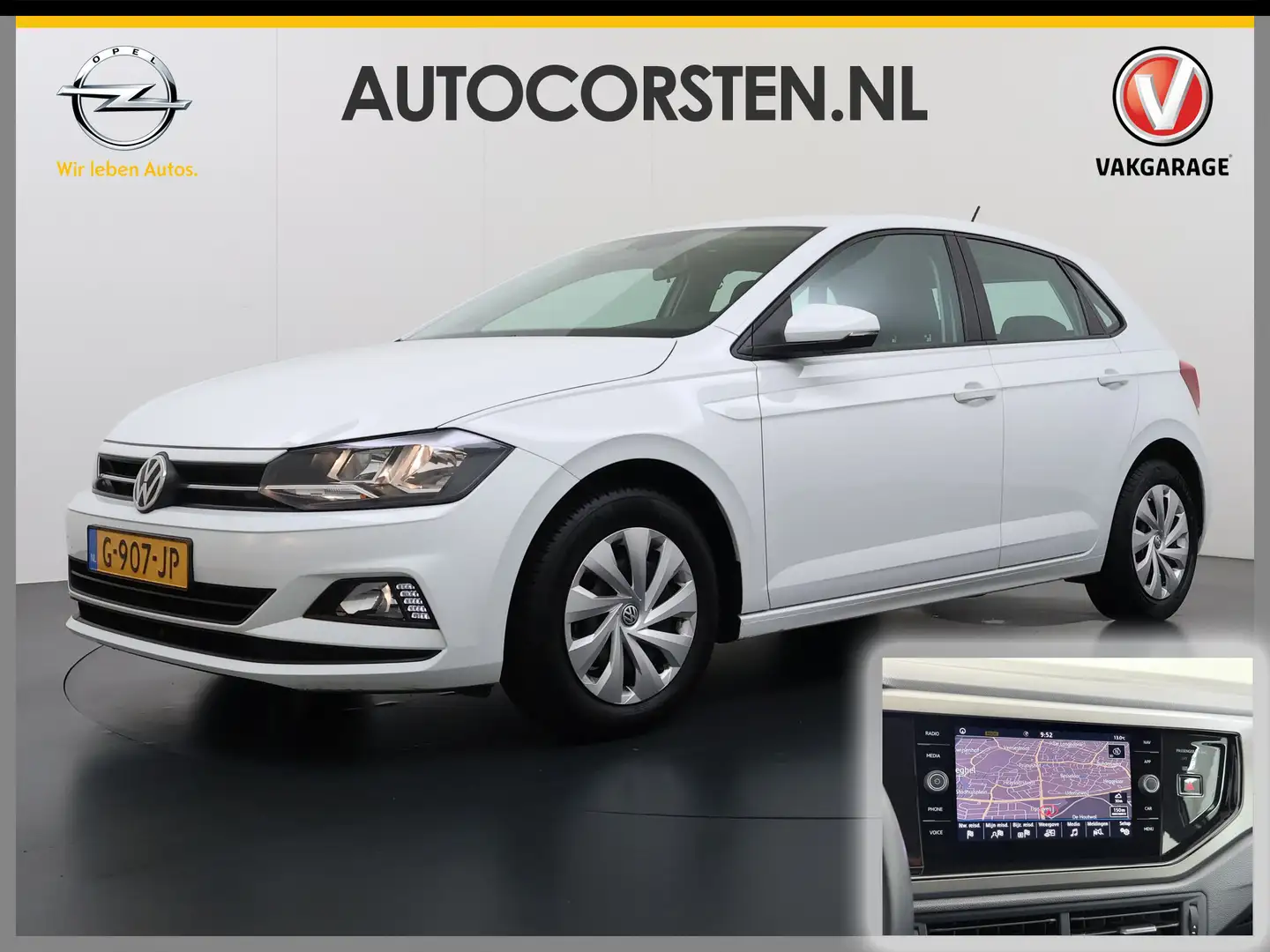Volkswagen Polo 1.0TGI 5Drs Navi Climatronic Apple Carplay Android Wit - 1
