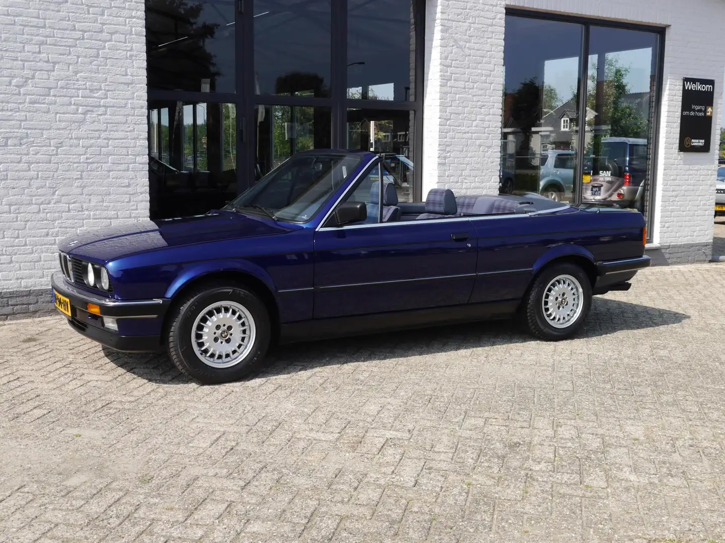 BMW 325 3-serie Cabrio E30 325i AUT. 97000KM !!! ORIGINEEL Azul - 1