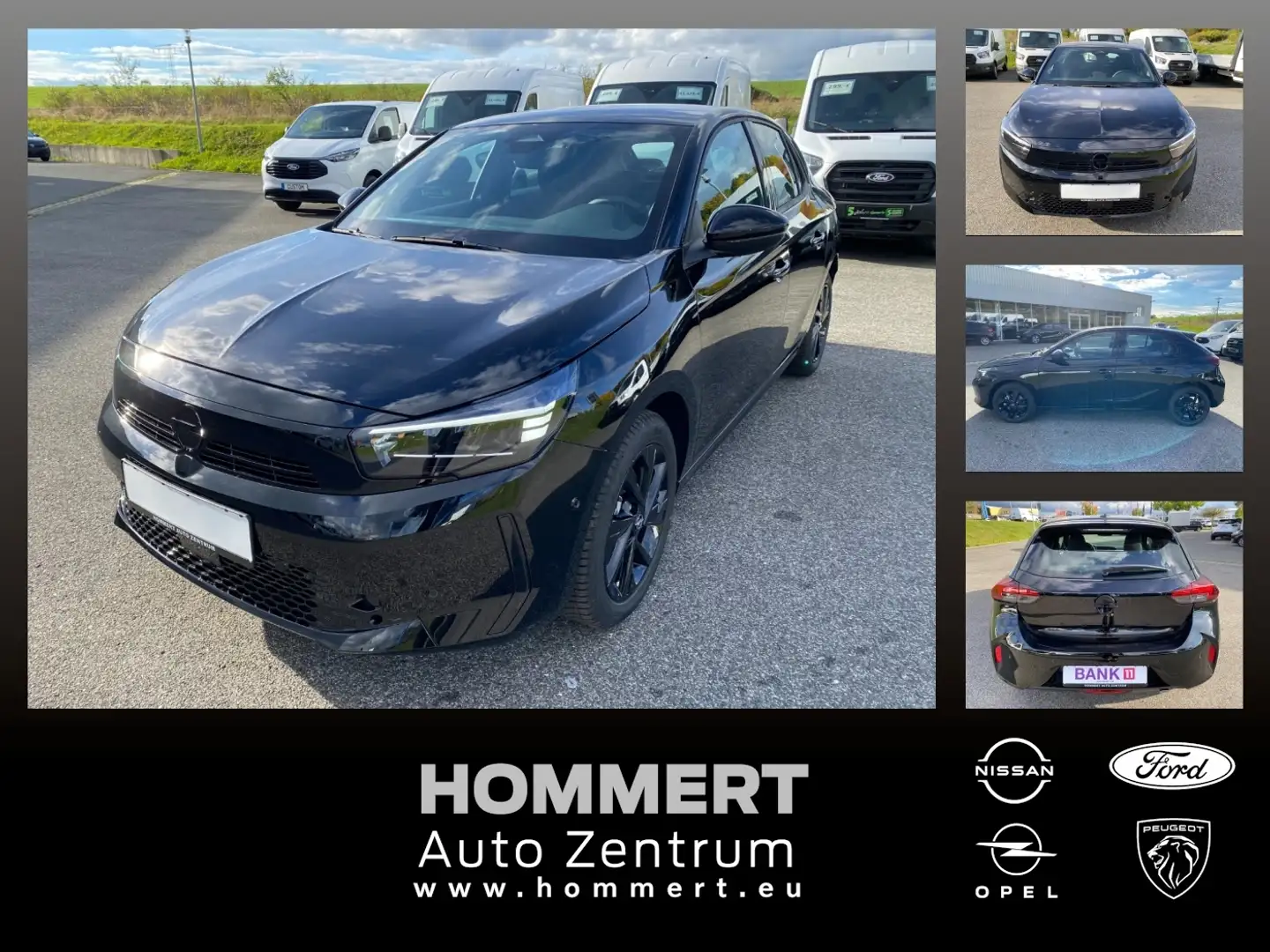 Opel Corsa F 1.2 Turbo Edition LED+SHZ+Fernlichtass. Zwart - 1