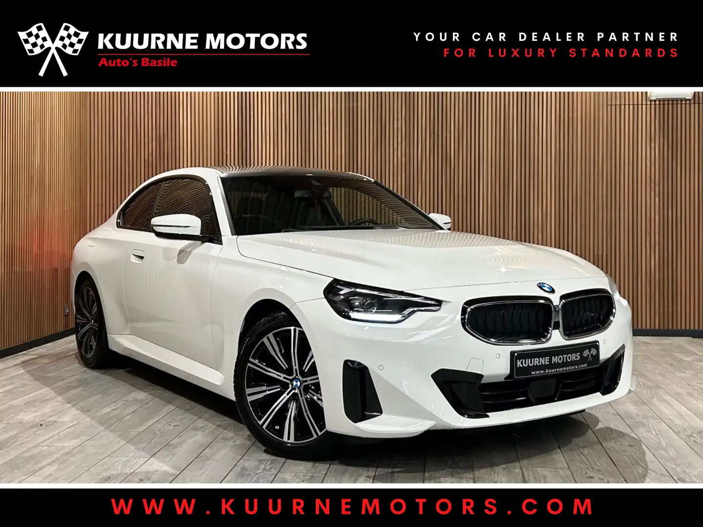 BMW 218 iA Coupé Alu18"/Led/Gps/VerwZet *2j garantie* Wit - 1