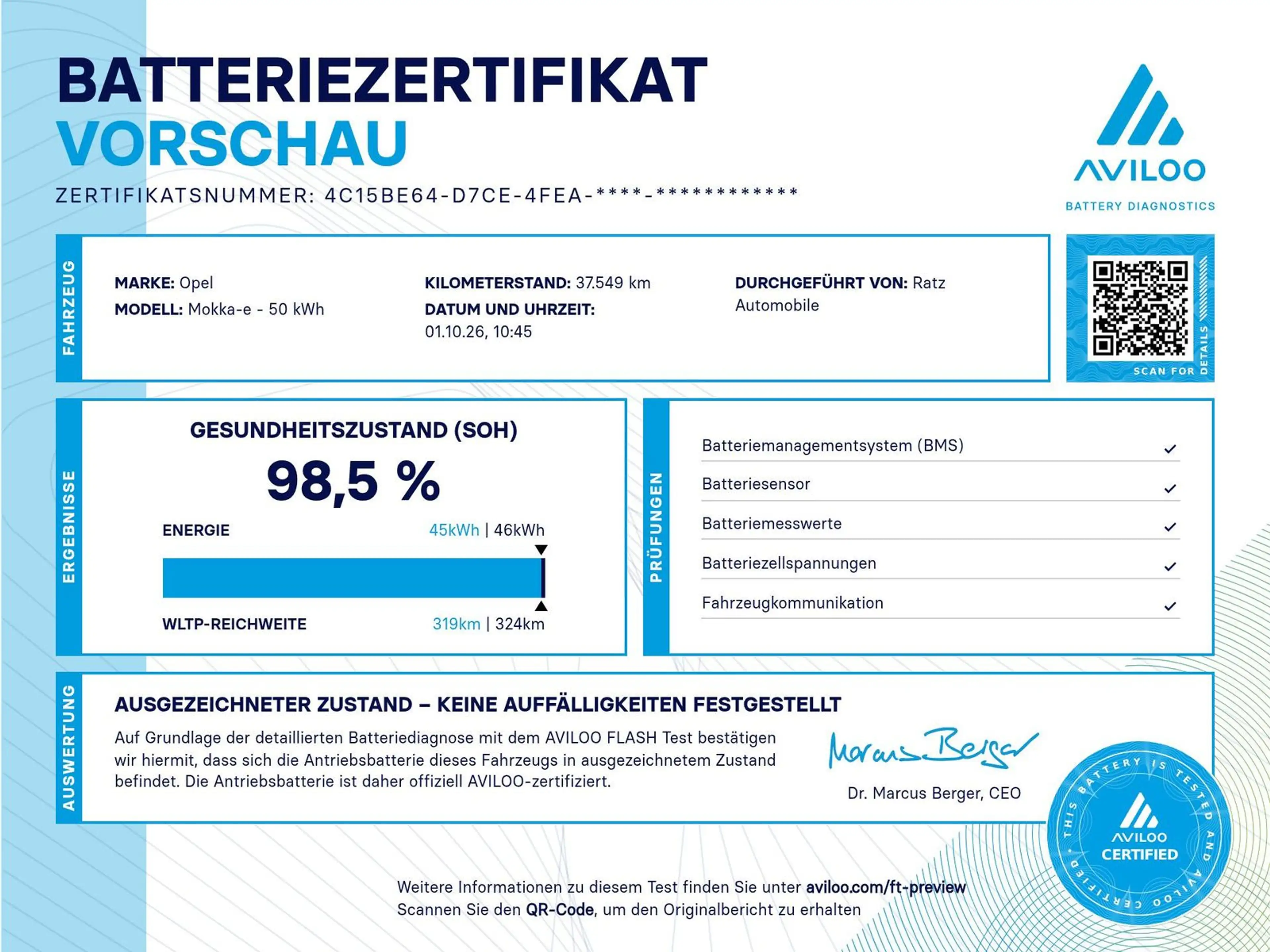 Opel Mokka-E Elegance 11Kw LED+SHZ/LHZ+TEMP+KAM+CARPL — photo 2