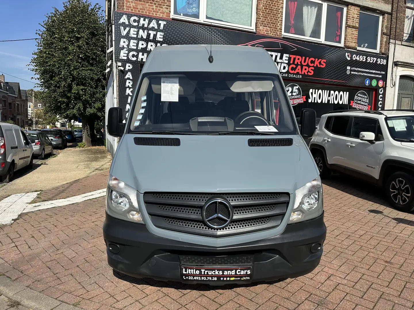Mercedes-Benz Sprinter L4 DOUBLE CABINE GPS CLIMATISATION CAMERA 1ER PROP Gris - 2
