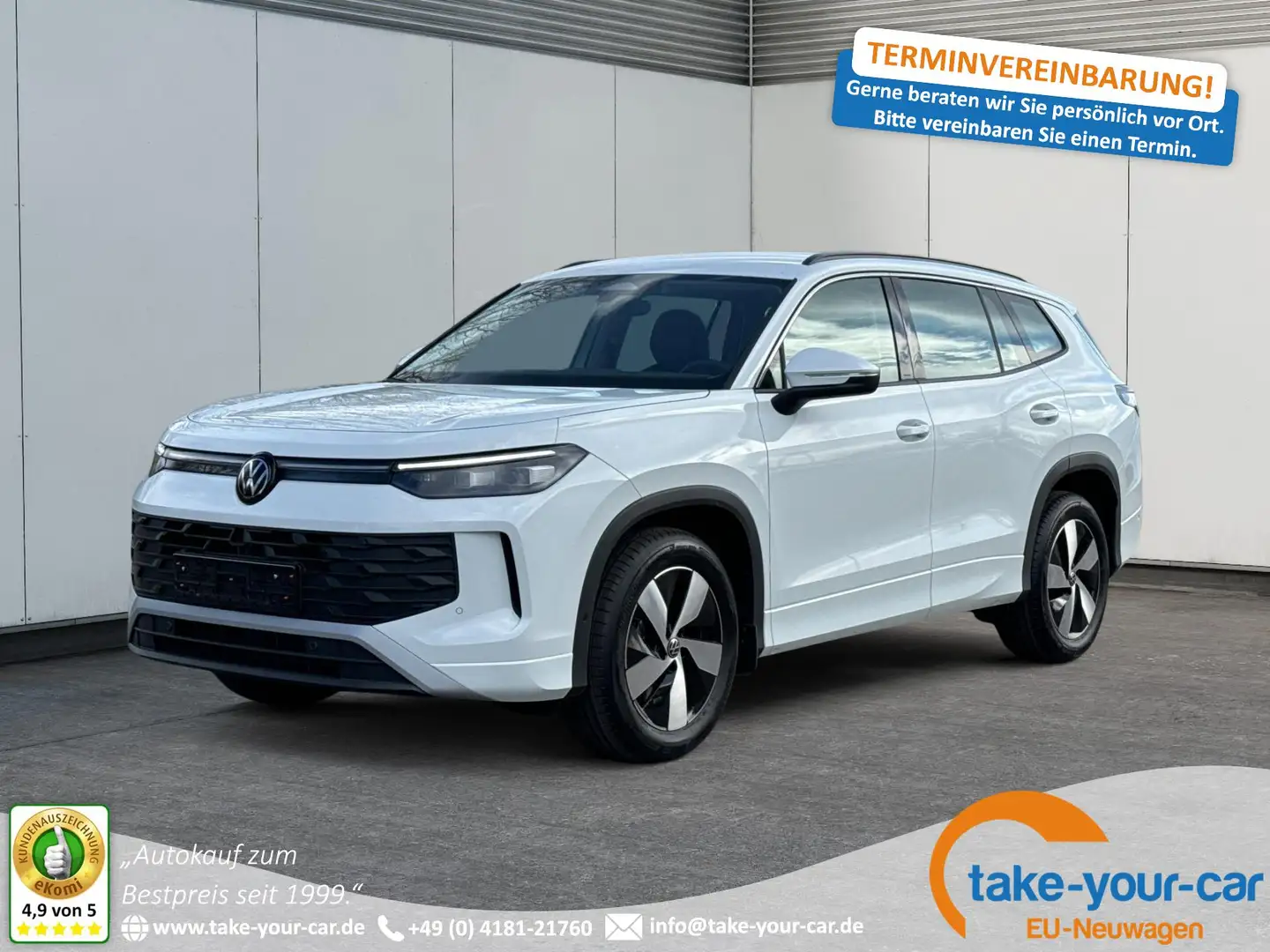 Volkswagen Tayron Life Edition SHZ+ACC+PDC+KAMERA+EL.HECKKL. 1.5 ... Blanc - 1