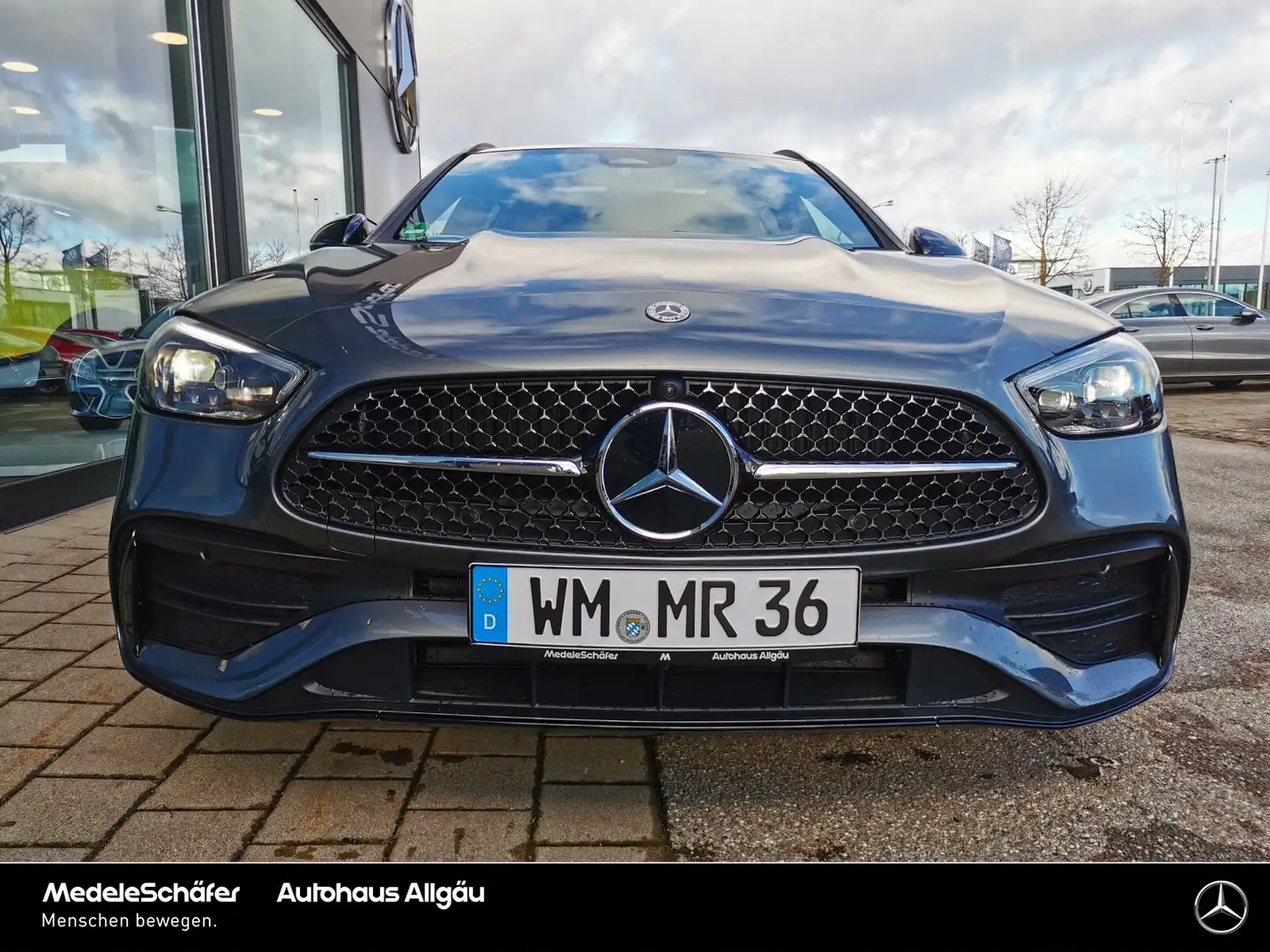 Mercedes-Benz C 220 C 220 d 4M T AMG Night DIGLIGHT+PANO+360°+AHK+ Grau - 2