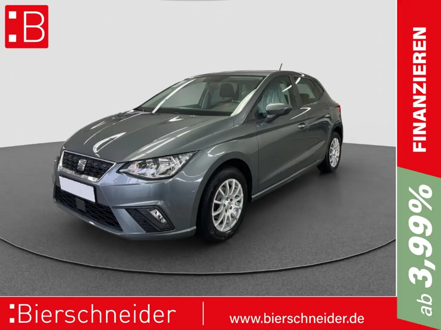 SEAT Ibiza 1.0 MPI Style 172EUR CT TEMPOM ALU APP Gris - 1