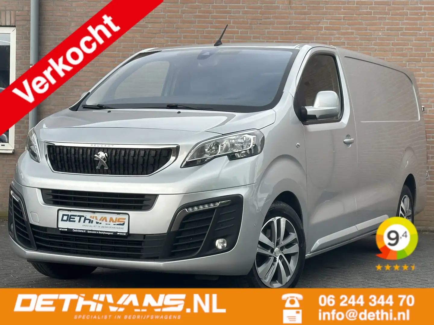 Peugeot Expert 2.0BlueHDI 180PK L3 Automaat / Carplay / Cruisecon Stříbrná - 1