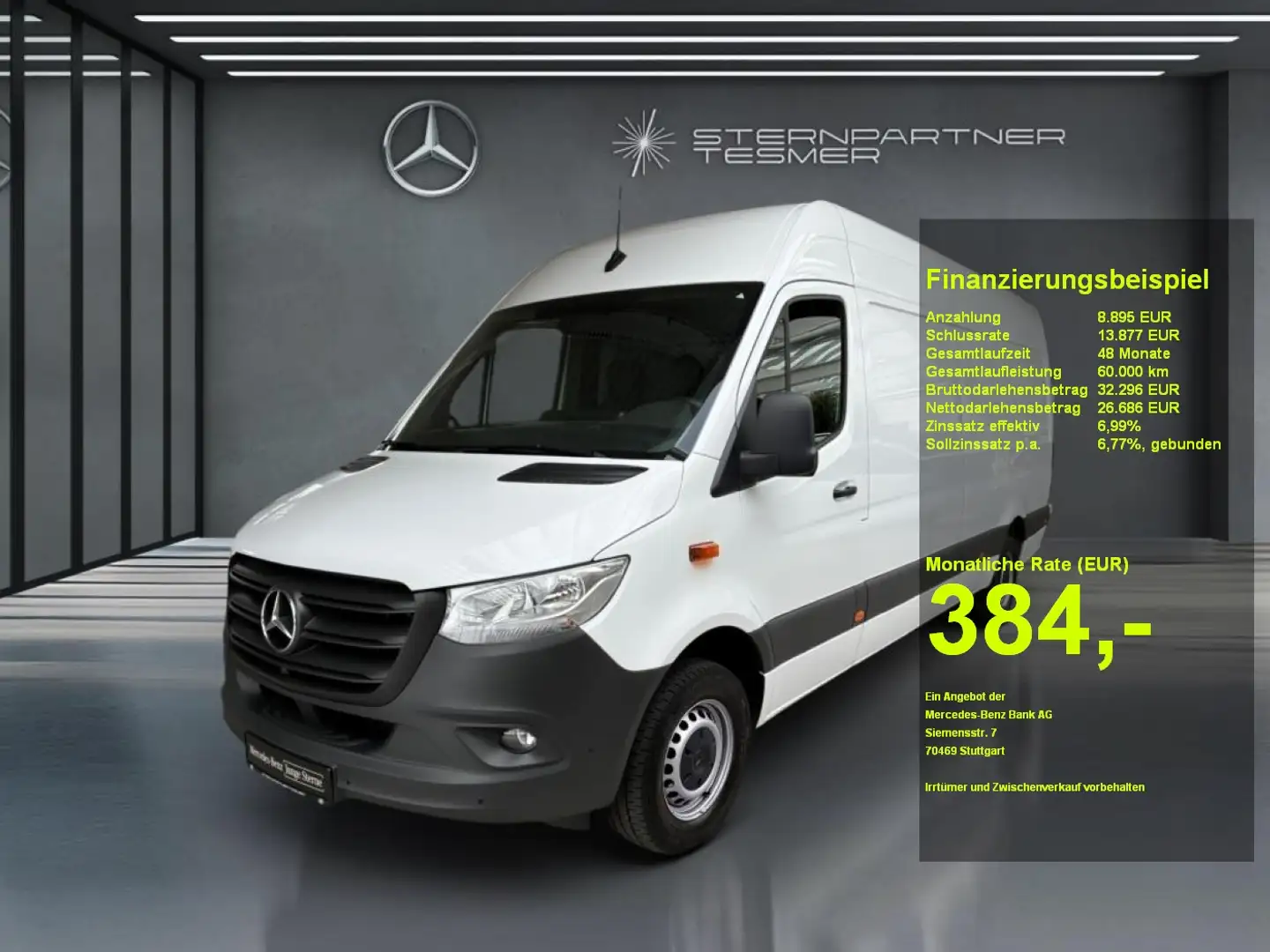 Mercedes-Benz Sprinter 315 CDI Maxi L3H2 +MBUX+360°+NAVI+DAB Wit - 1