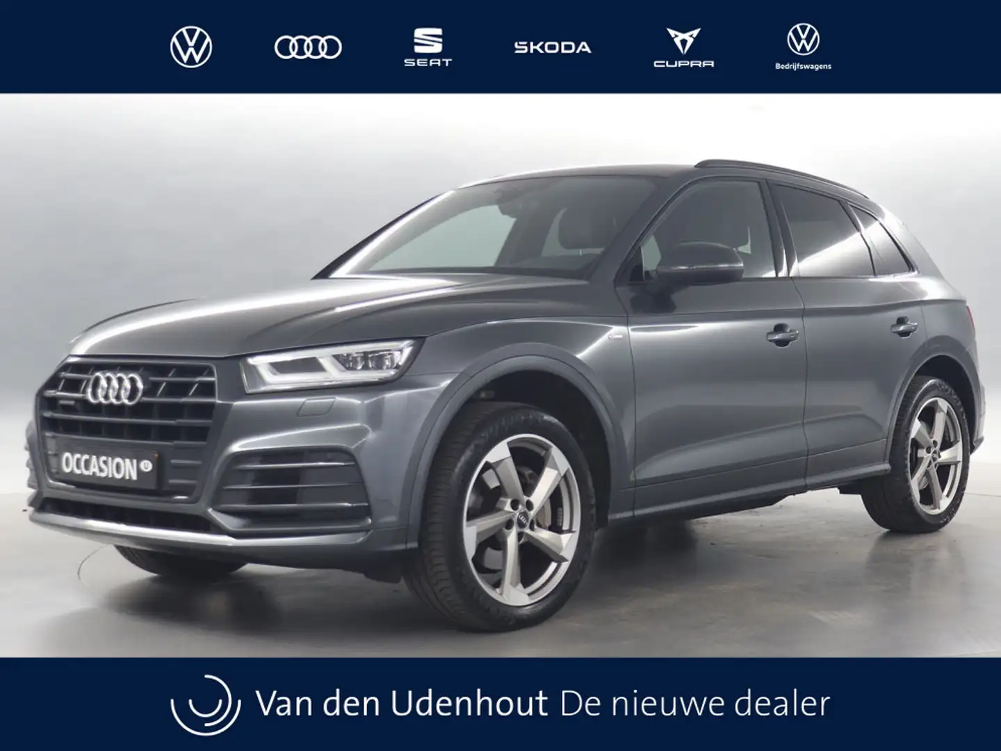 Audi Q5 2.0 TDI 190pk Quattro Sport Pro Line S / Matrix LE Grijs - 1