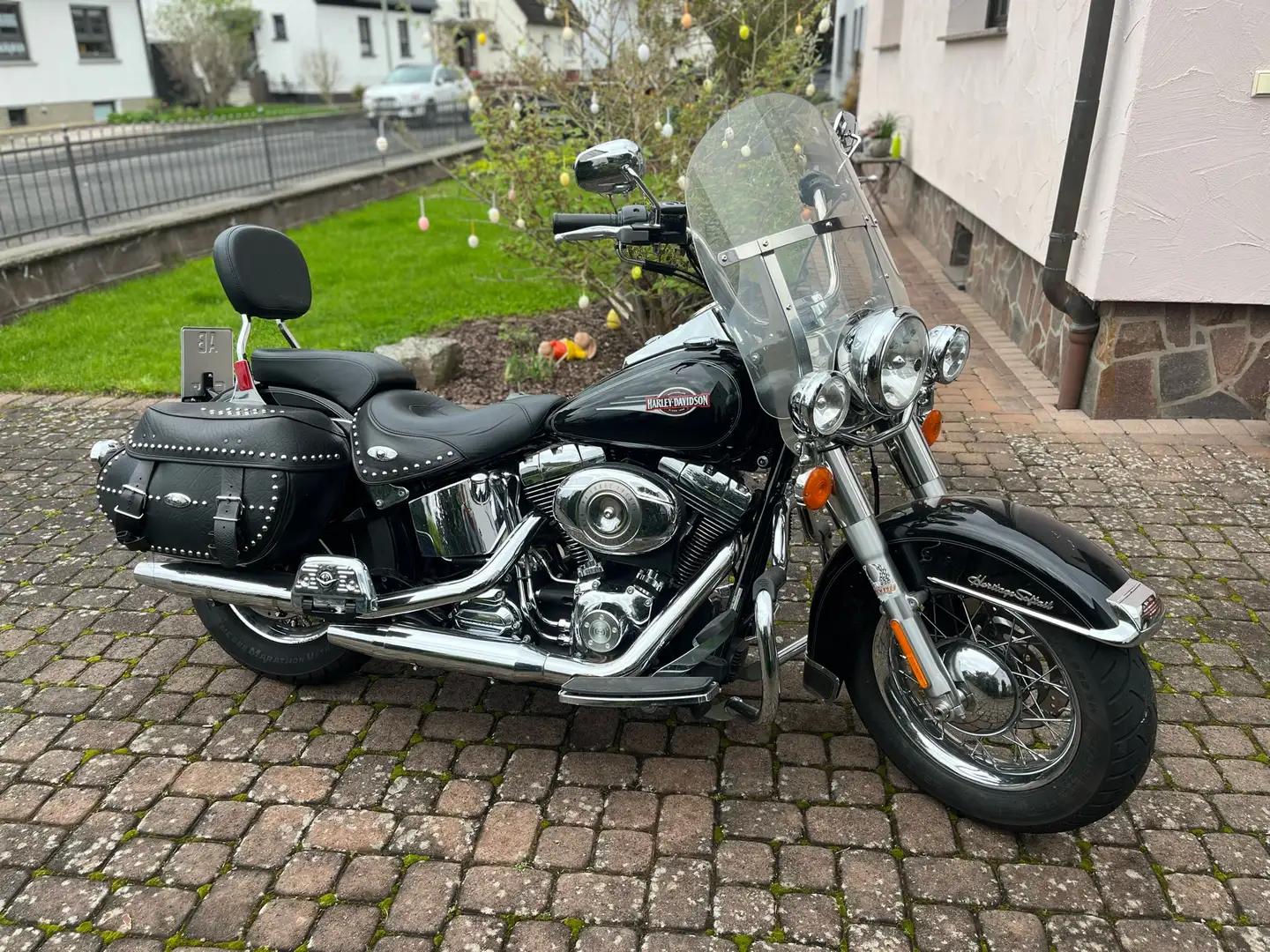 Harley-Davidson Heritage Softail Noir - 1