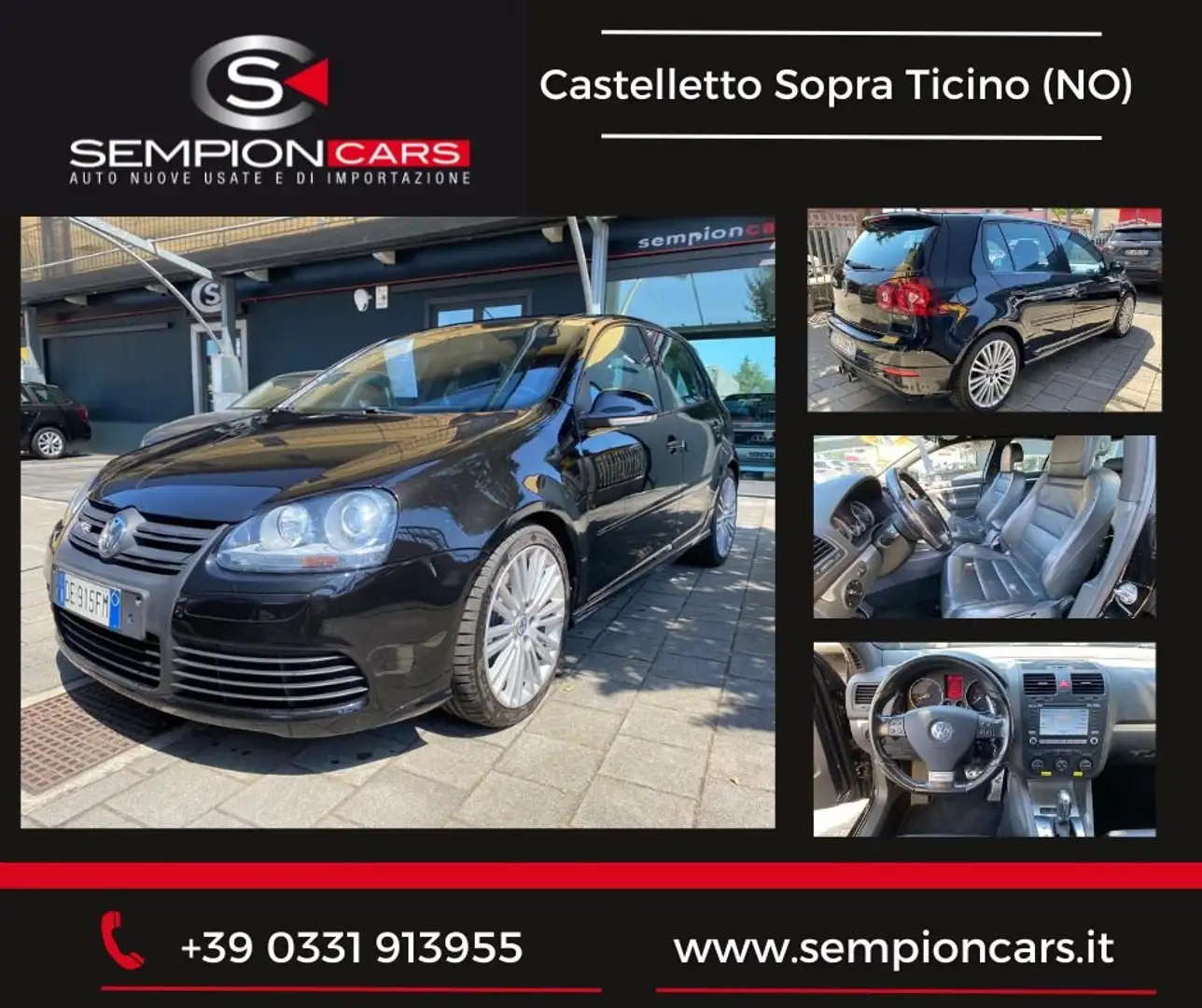 Volkswagen Golf R32 3.2 VR6 4motion dsg ORIGINALE Nero - 1
