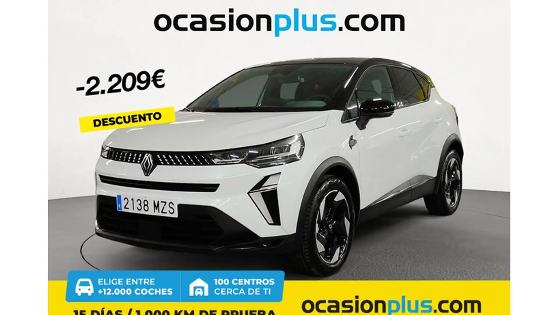 Renault Captur TCe Techno 67kW Blanco - 1