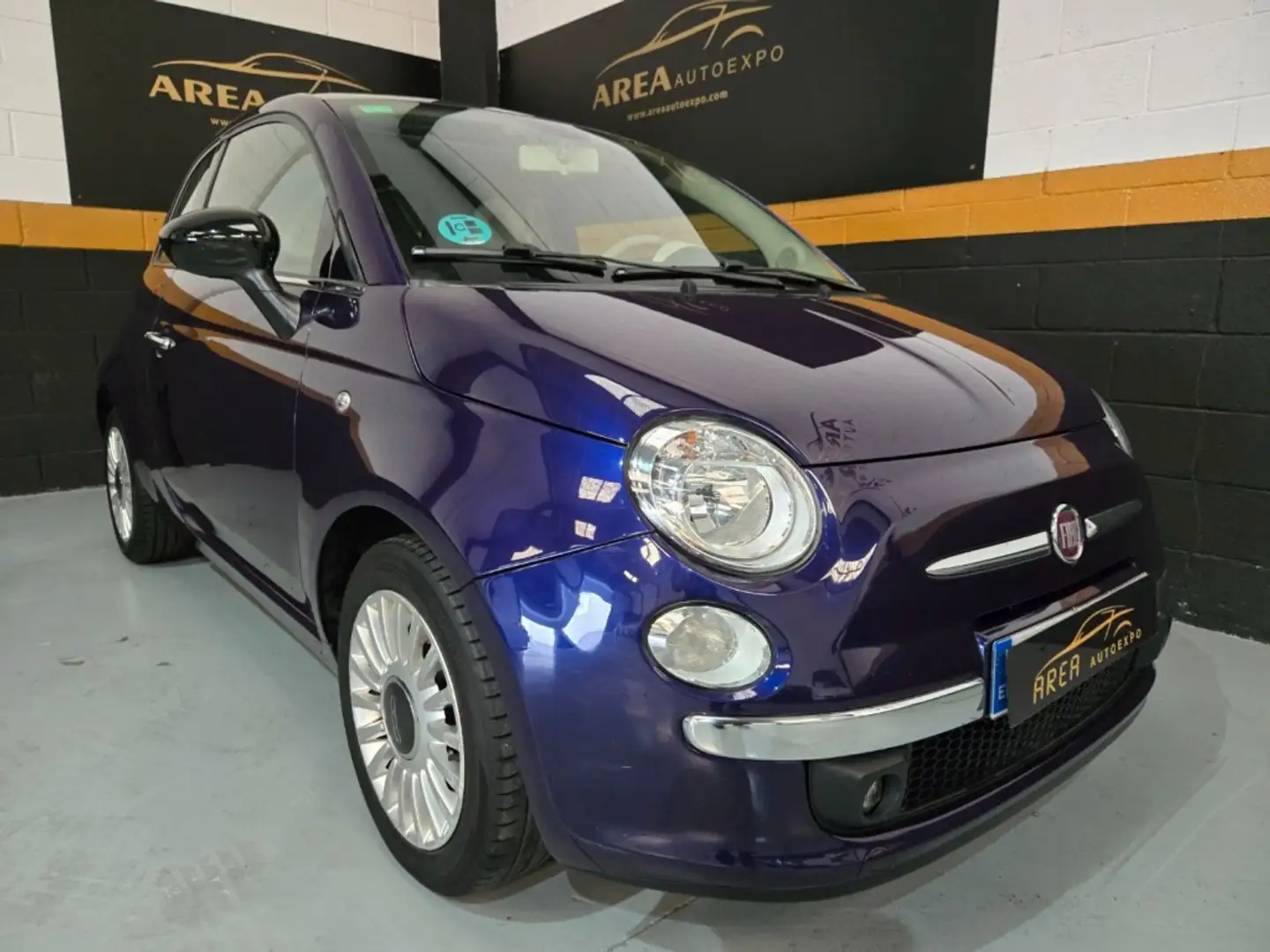 Fiat 500 1.2 Lounge Violett - 2