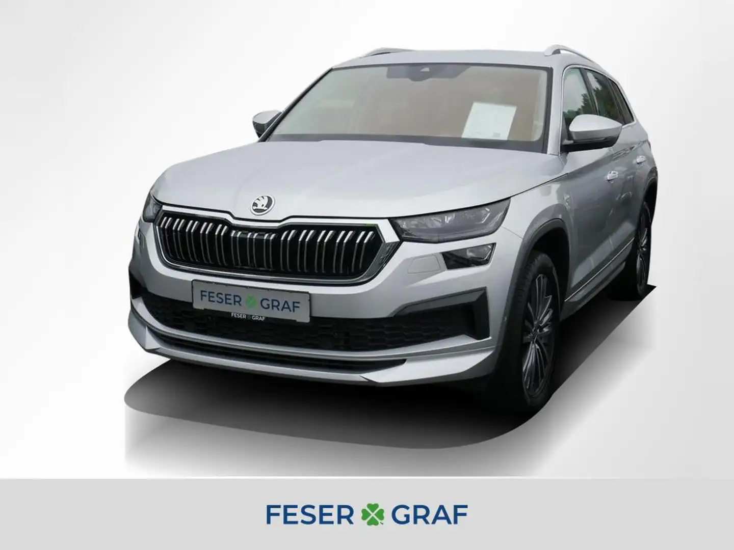 Skoda Kodiaq L&K 2.0 TDI 4x4 LED/AHK/NAVI/ACC Silber - 1