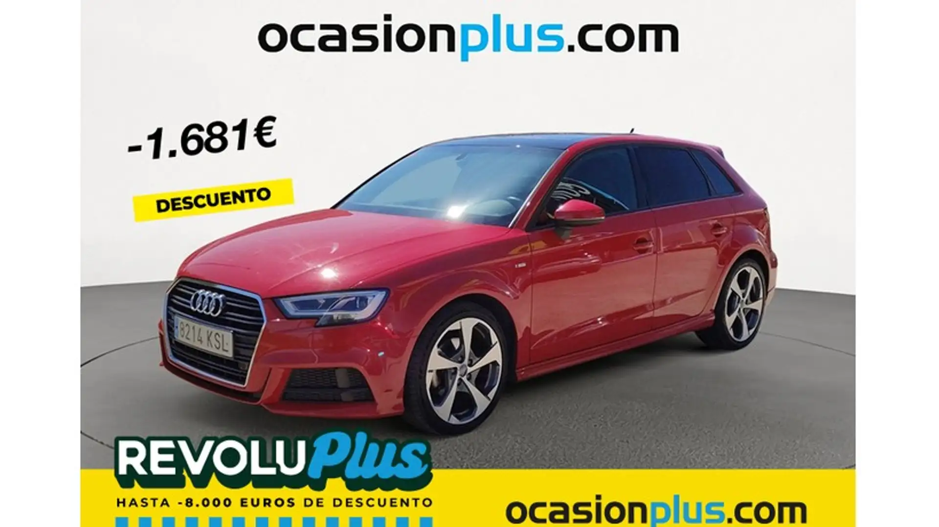 Audi A3 Sportback 30 TDI S Line 85kW Rojo - 1