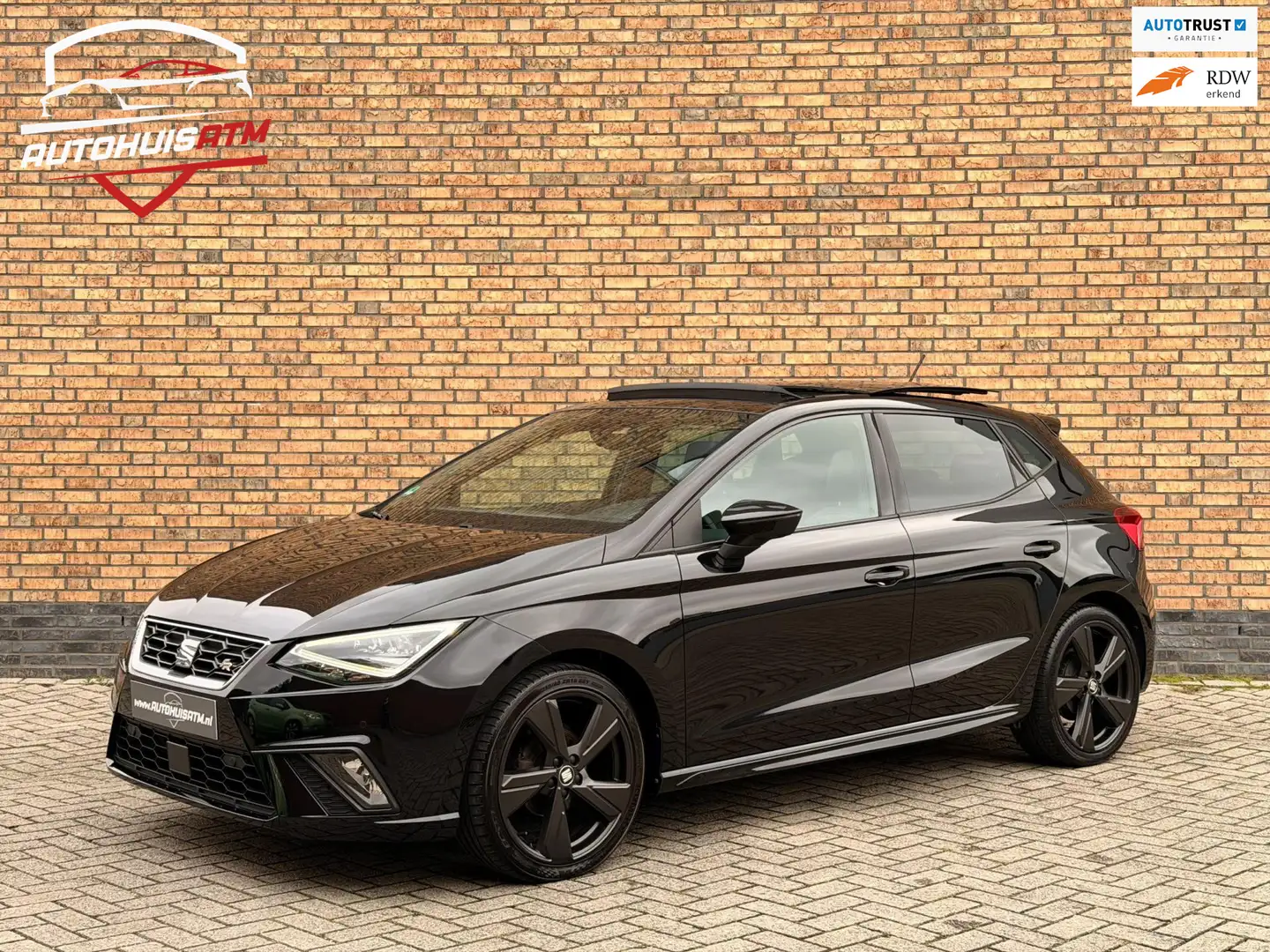SEAT Ibiza 1.0 TSI FR Black Edition Pano Cruise Led Cam Stoel Zwart - 1