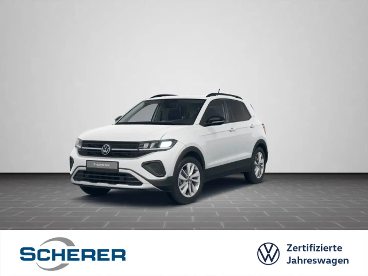 Volkswagen T-Cross GOAL 1.0 TSI LED NAVI EPH SHZ ACC Weiß - 1
