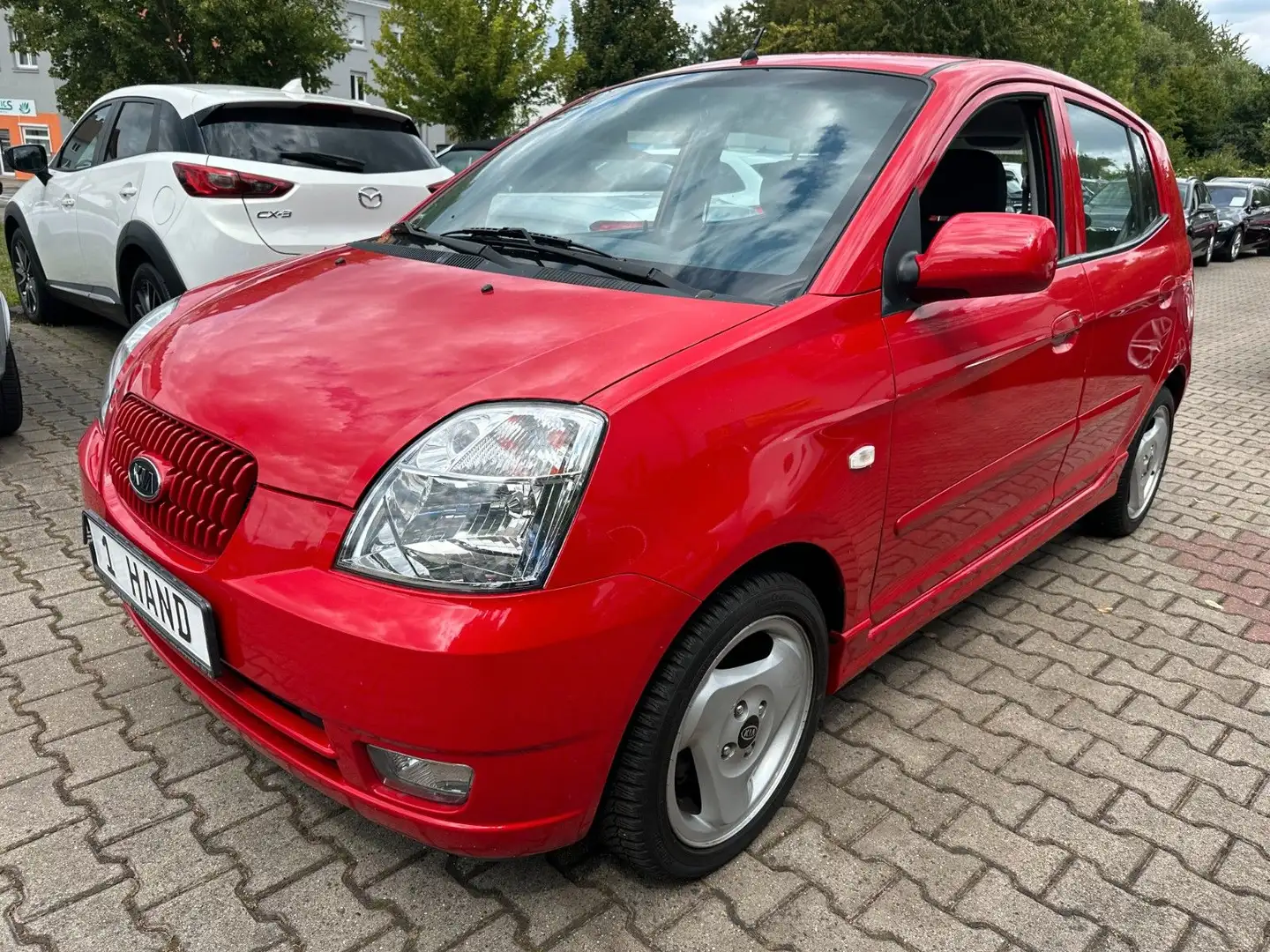Kia Picanto 1.1 EX/1.Hand/Klima/Sitzheizung/ Czerwony - 1