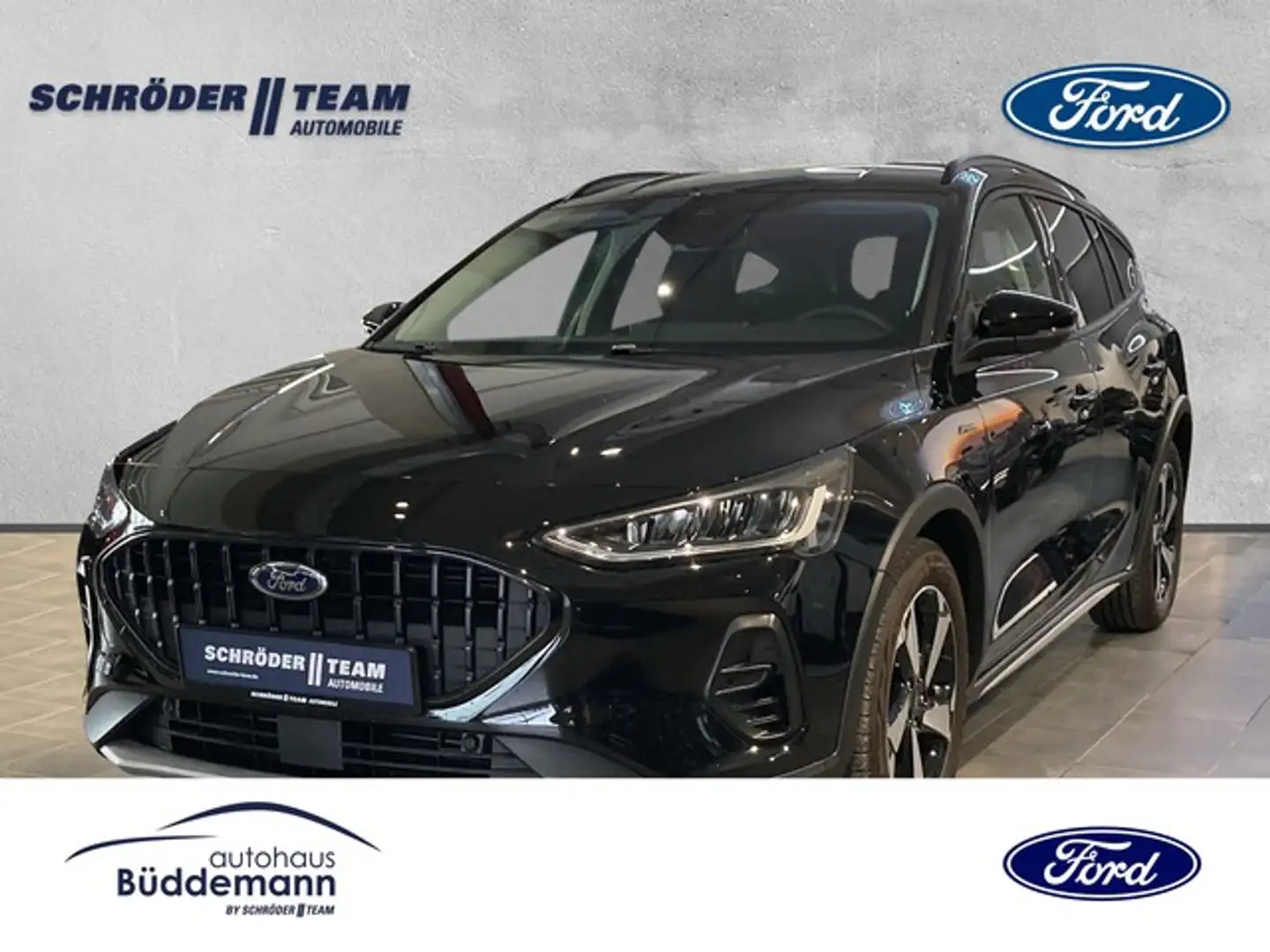 Ford Focus Turnier 1.0 EcoBoost Active X Zwart - 1