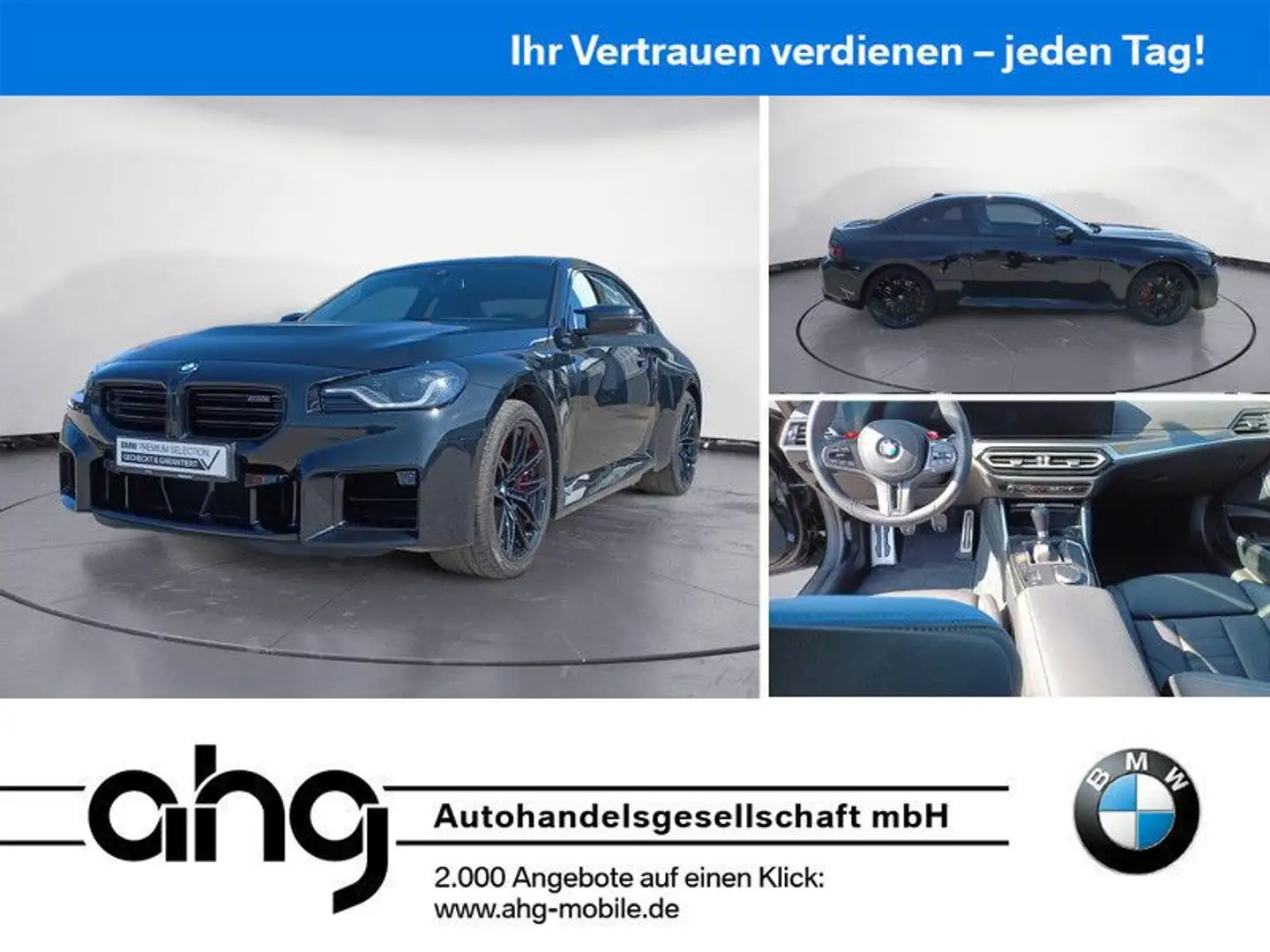 BMW M2 Coupe Adaptives Fahrwerk,Harman Kar,Komfortz. Negro - 1