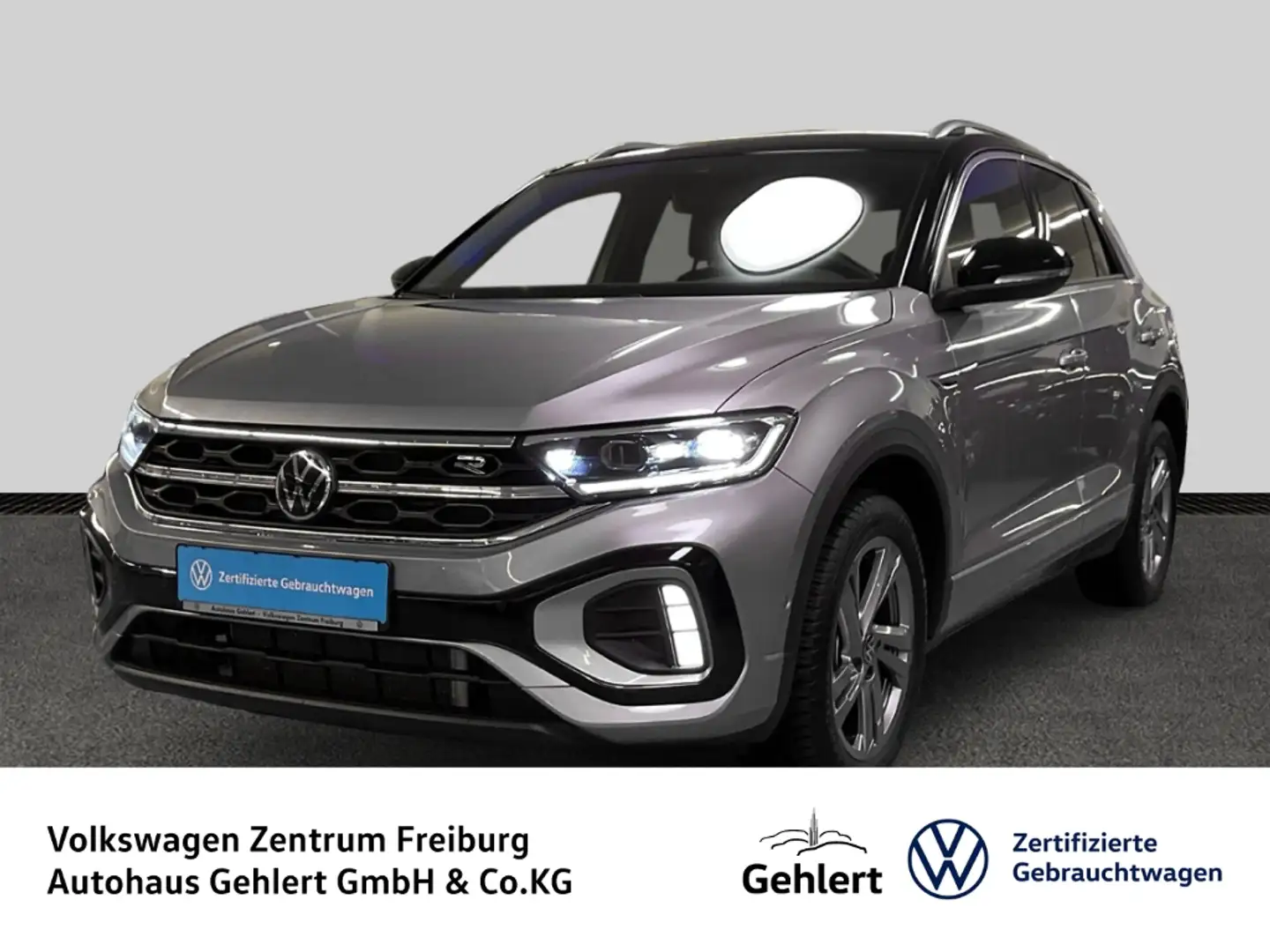 Volkswagen T-Roc R-Line 1.5 TSI DSG AHK Navi LED Rückfahrkamera Silber - 1