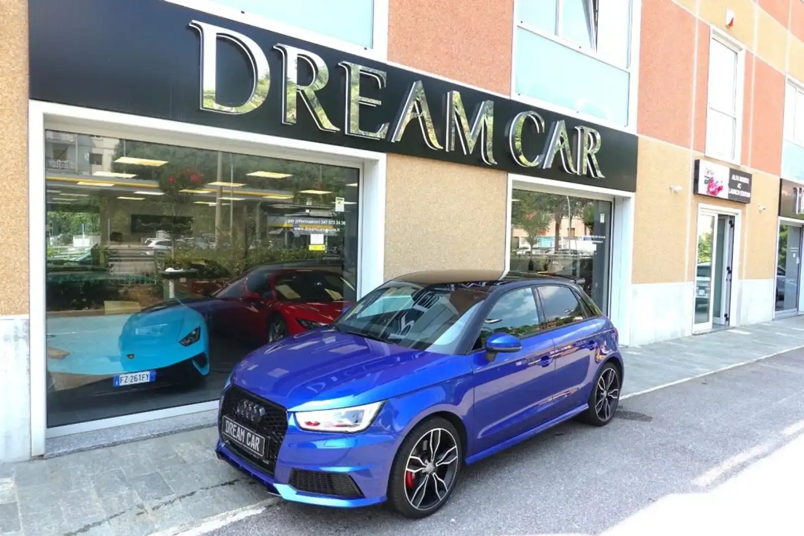 Audi S1 SPB 2.0 TFSI quattro 231CV PACCHETTO QUATTRO-BOSE Bleu - 1
