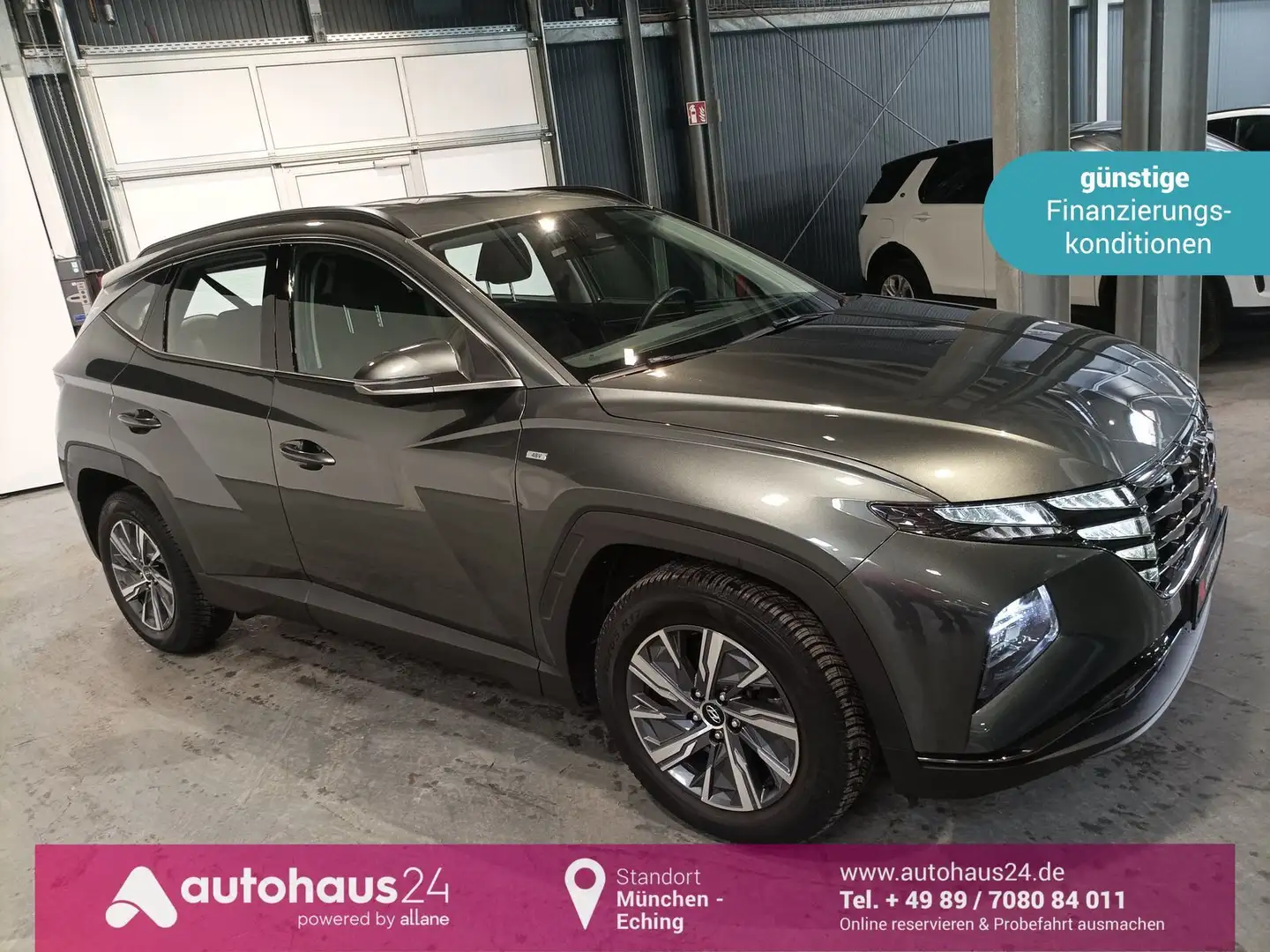 Hyundai TUCSON 1.6 T-GDI Hybrid  LED|Navi|PDC|Kamera|ACC Gris - 1