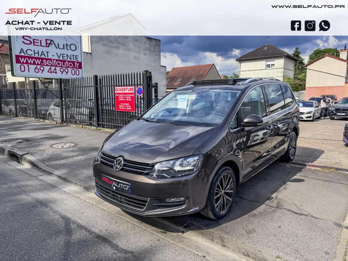 Volkswagen Sharan 2.0 TDI 150CH BLUEMOTION TECHNOLOGY ALLSTAR DSG6 Noir - 1