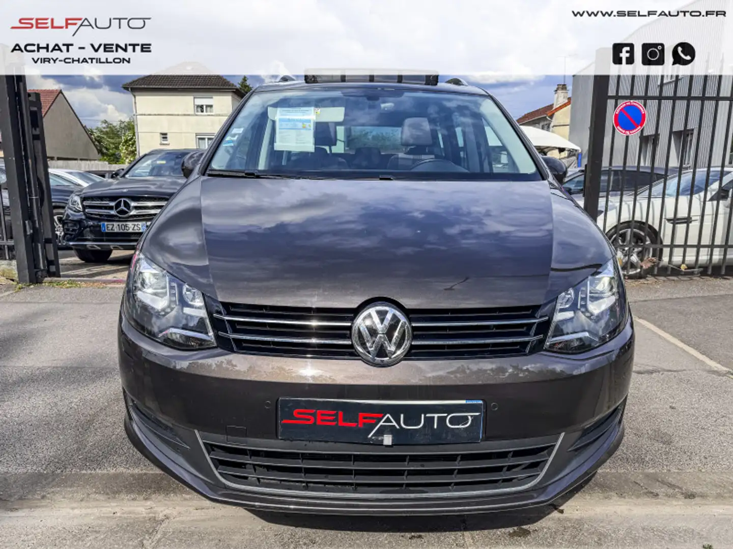 Volkswagen Sharan 2.0 TDI 150CH BLUEMOTION TECHNOLOGY ALLSTAR DSG6 Noir - 2