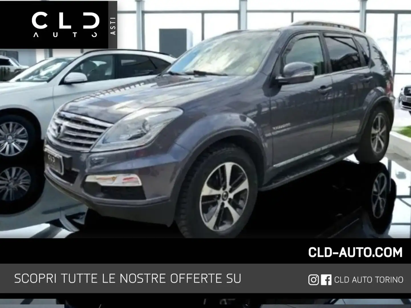 SsangYong Rexton 2.2 d Top pelle 4wd 7pti auto Grau - 1
