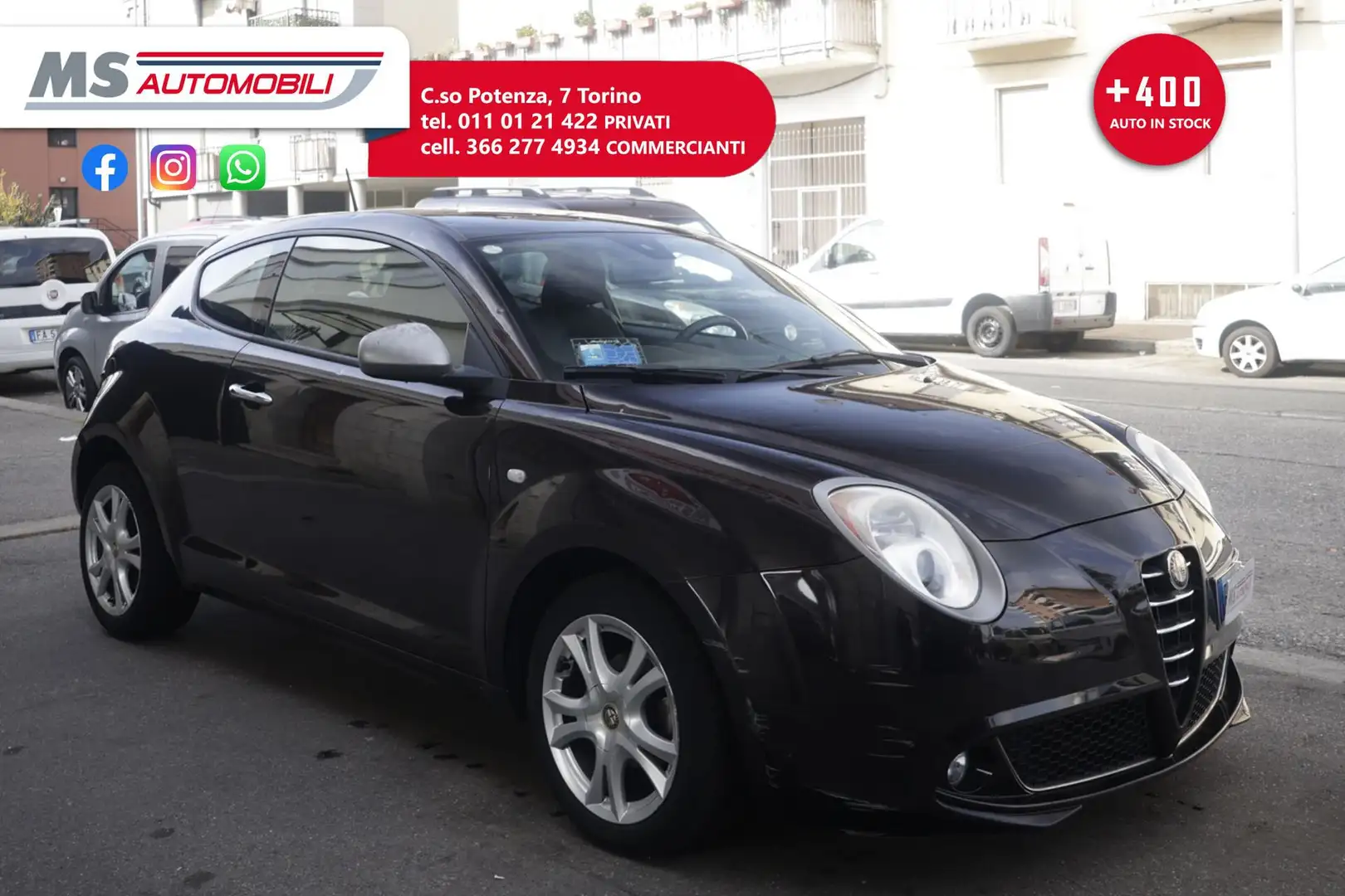 Alfa Romeo MiTo Alfa Romeo MiTo 1.4 105 CV M.air S&S Distinctive Zwart - 1