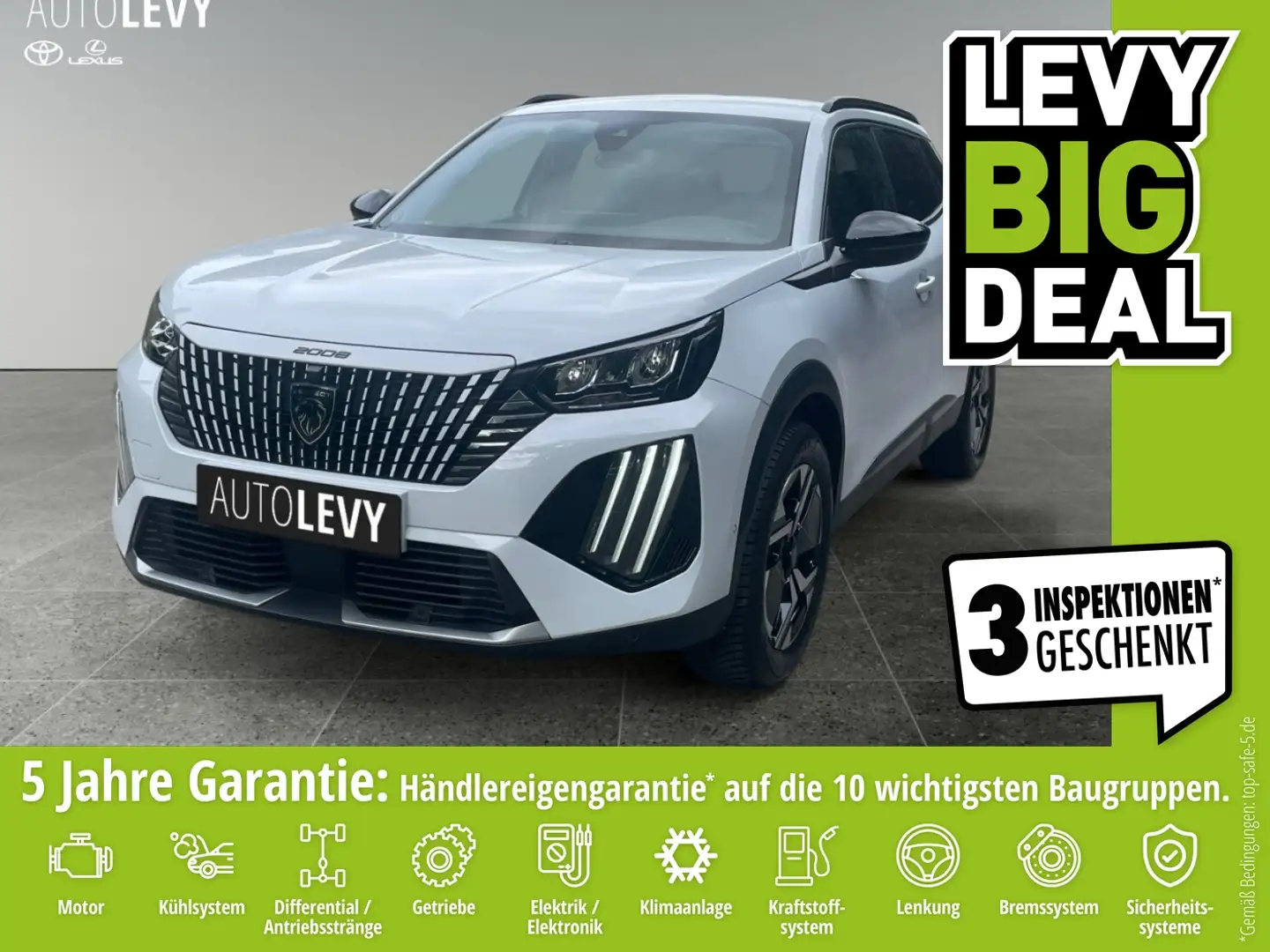 Peugeot 2008 1.2 PureTech 130 Allure ACC AUT Facelift Blanc - 1