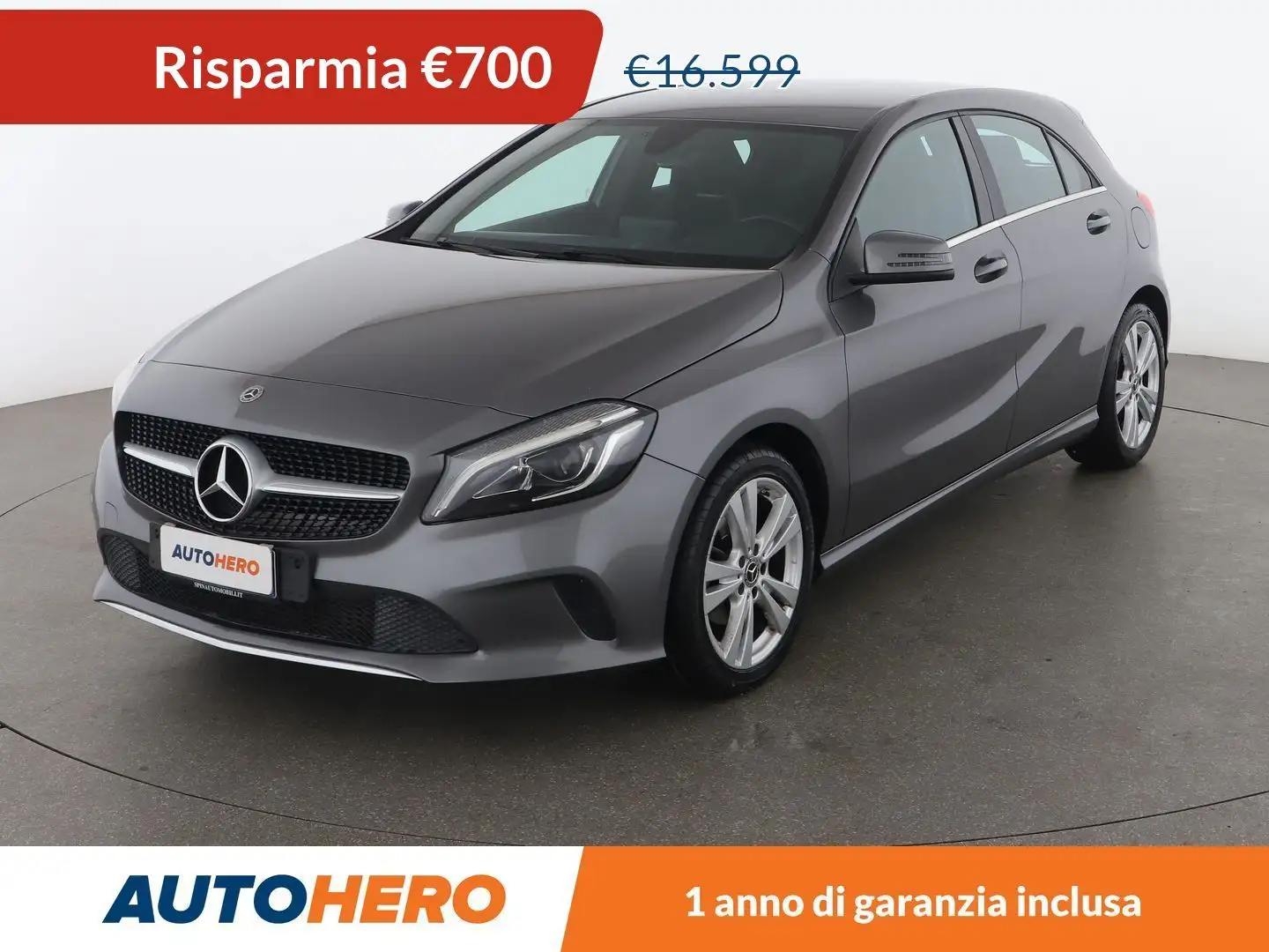 Mercedes-Benz A 180 A 180 CDI Sport Automatic Grigio - 1