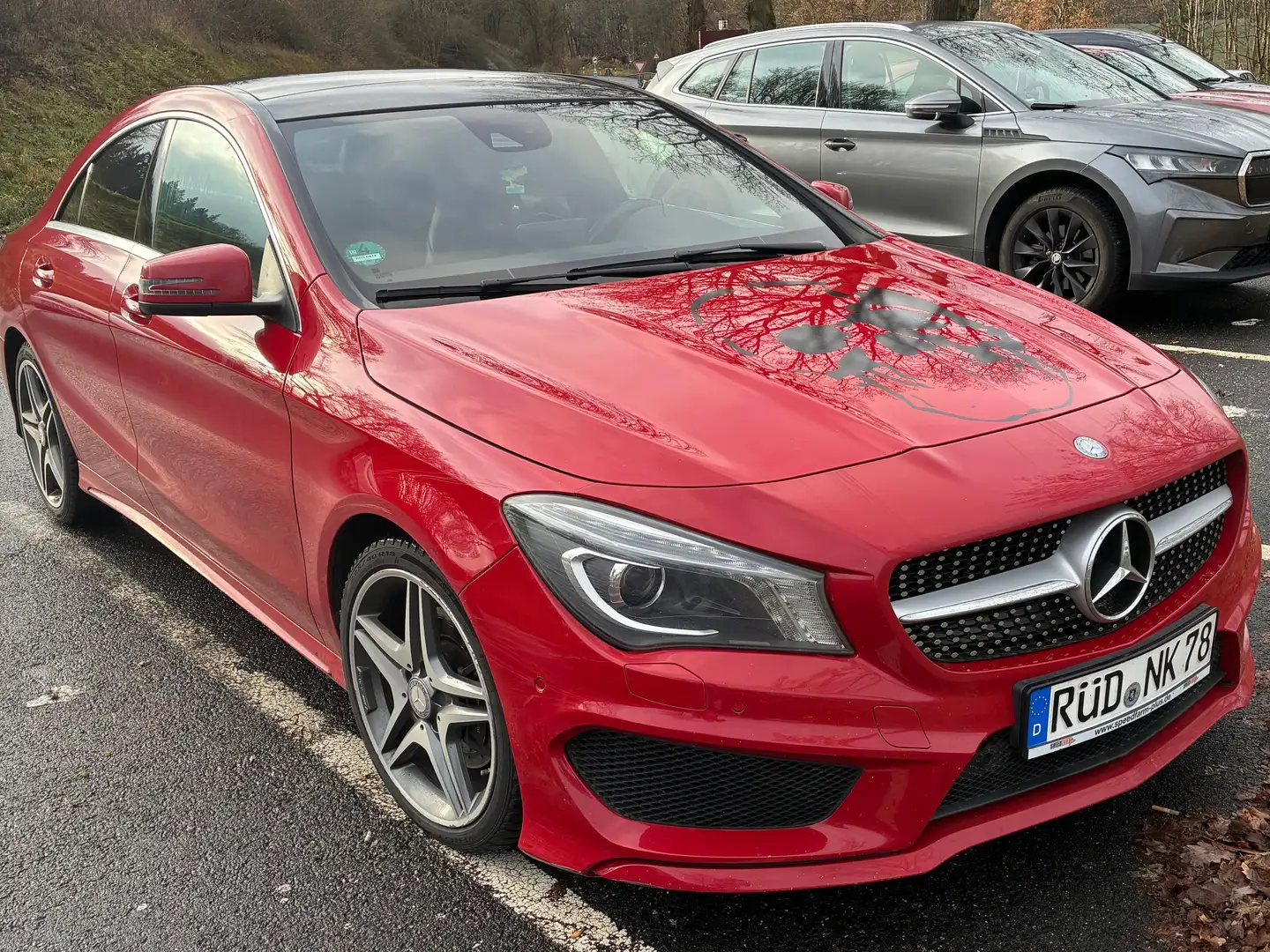 Mercedes-Benz CLA 220 CLA Diesel (CDI) d 7G-DCT AMG Line Rot - 2