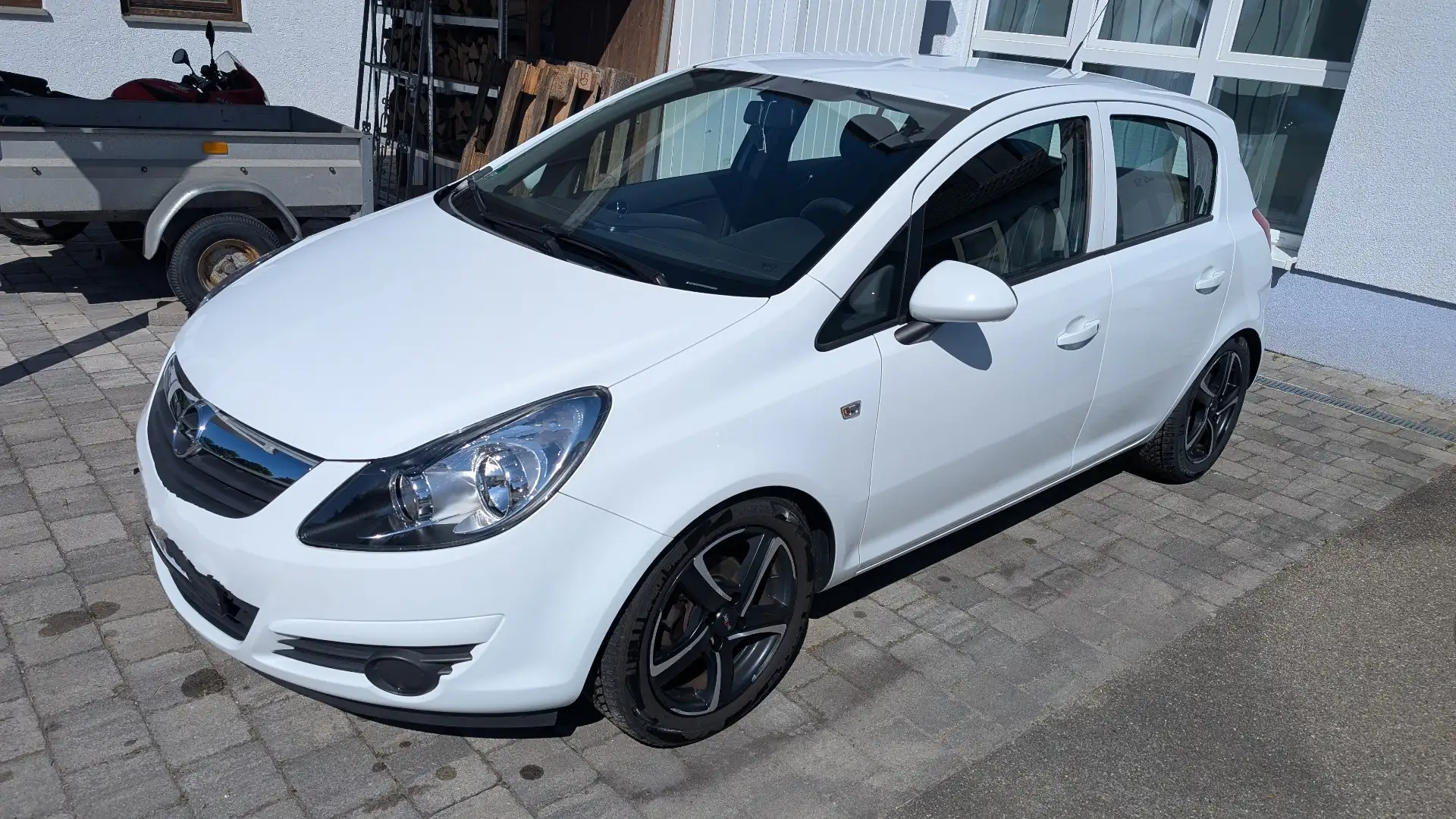 Opel Corsa 1.2 Automatik Sport Weiß - 2
