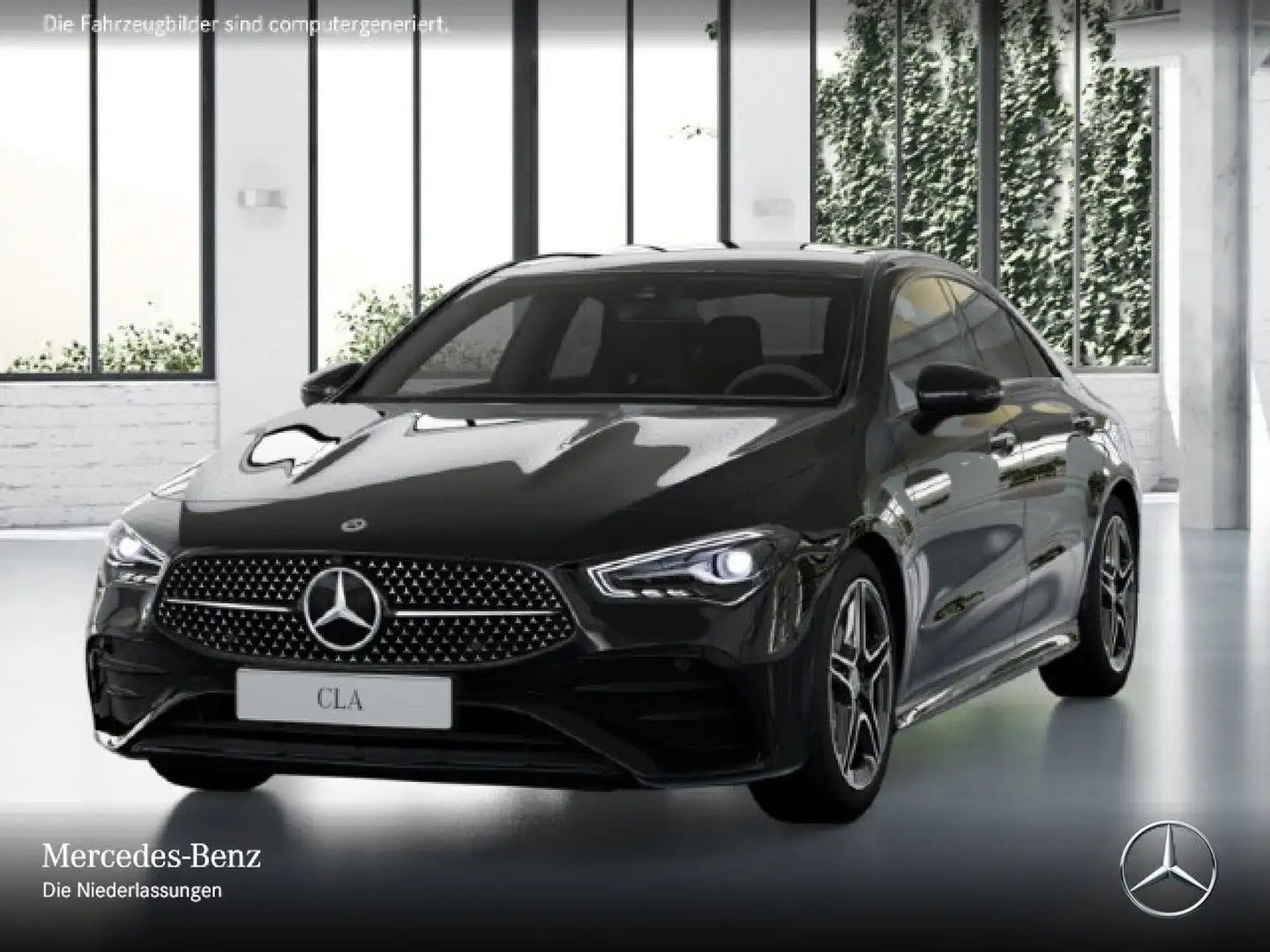 Mercedes-Benz CLA 200 AMG+NIGHT+360°+AHK+LED+TOTW+KEYLESS+7G Noir - 2